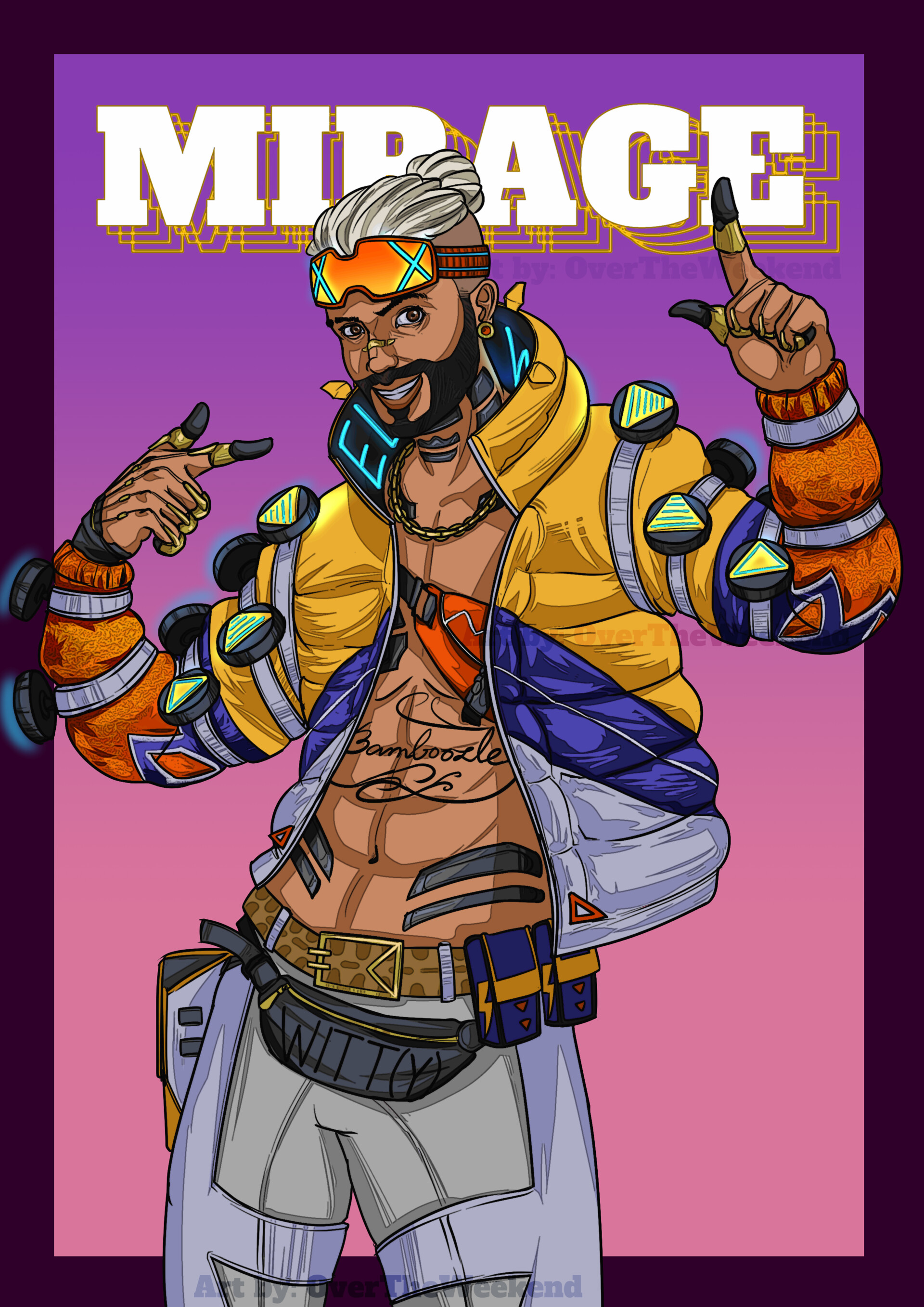 ArtStation - Apex Legends Mirage Fan Art 3