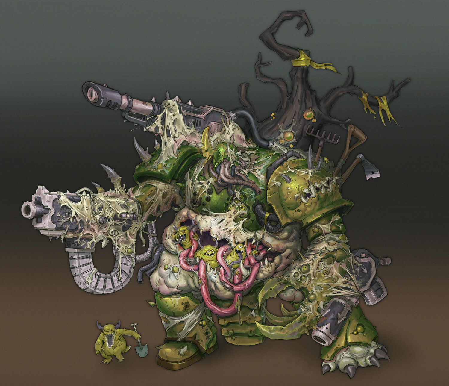 ArtStation Nurgle Obliterator Commission