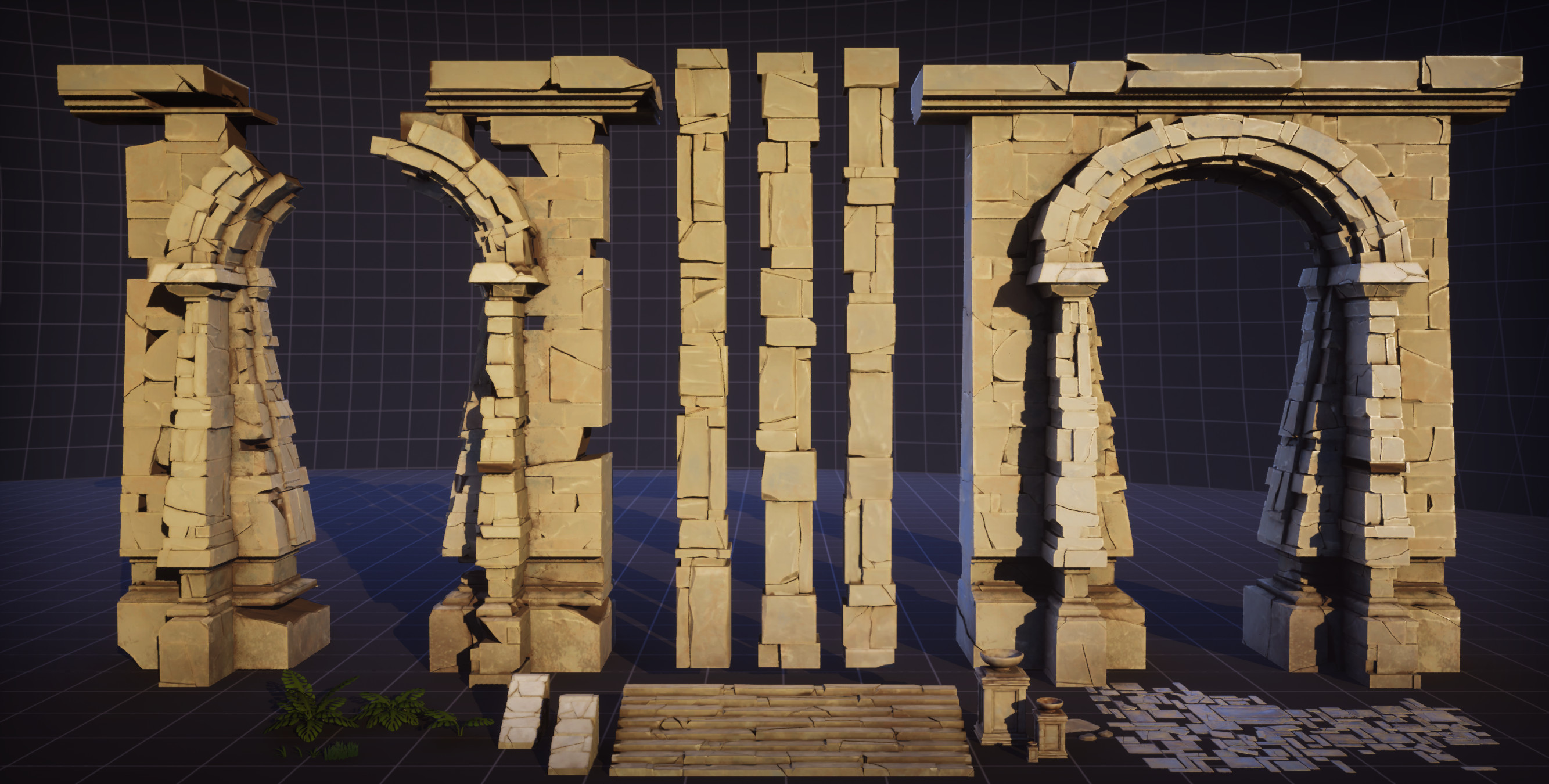 Asset lineup in UE5