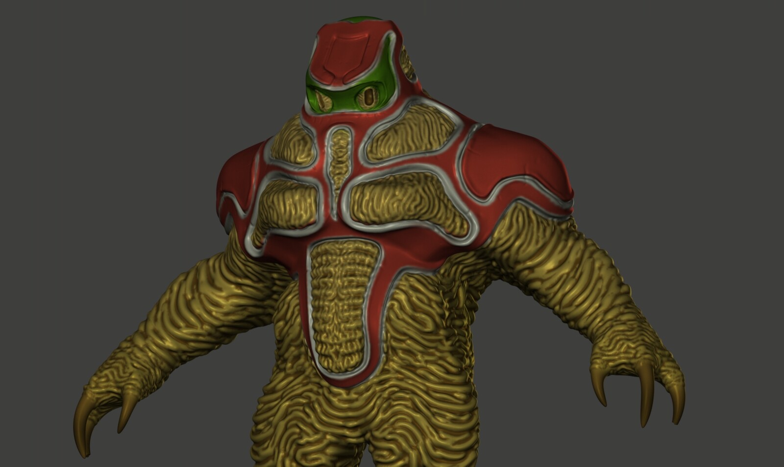 Zbrush Polypaint, figuring out the costume. Dreaming about noodle bowls.