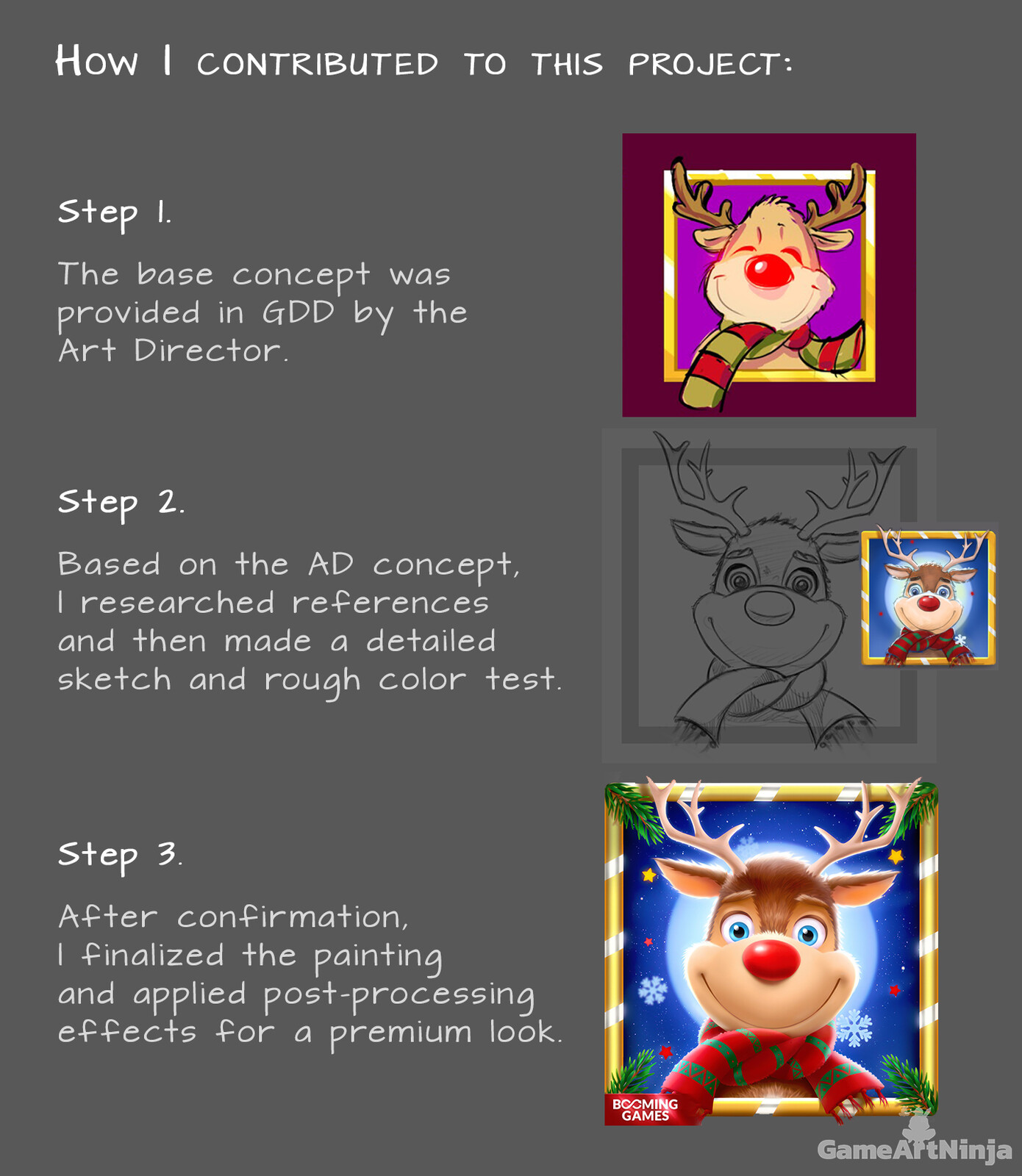 gameartninja slot symbol rudolph