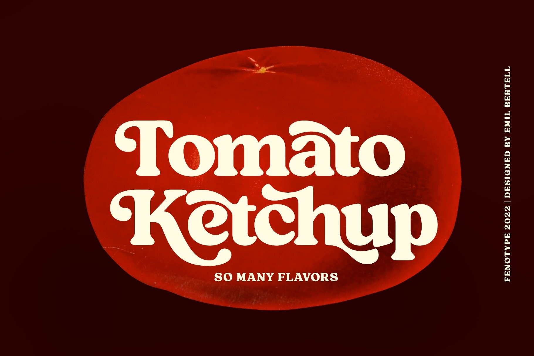 ArtStation Tomato Ketchup Retro Serif Font