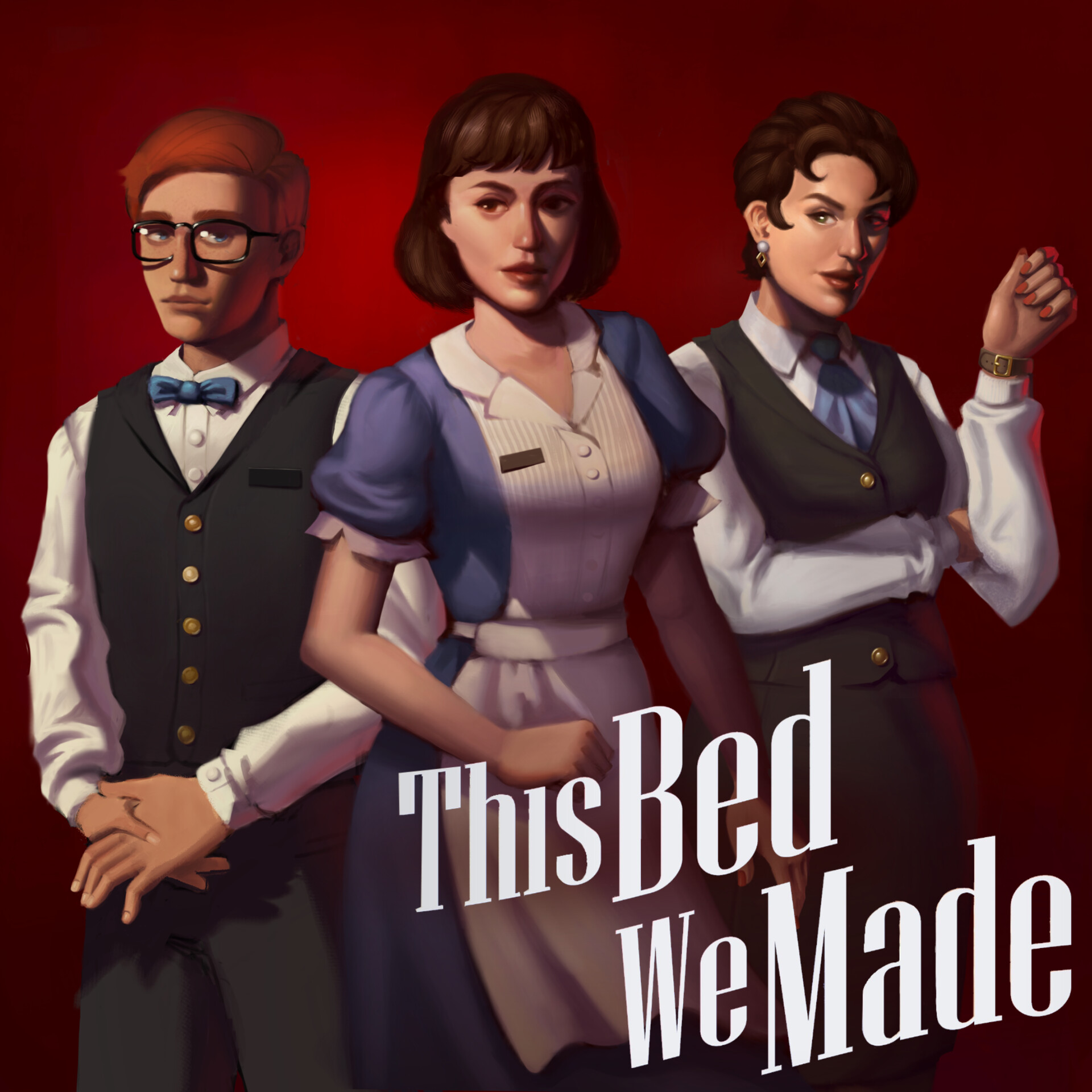 ArtStation This Bed we Made Key Art