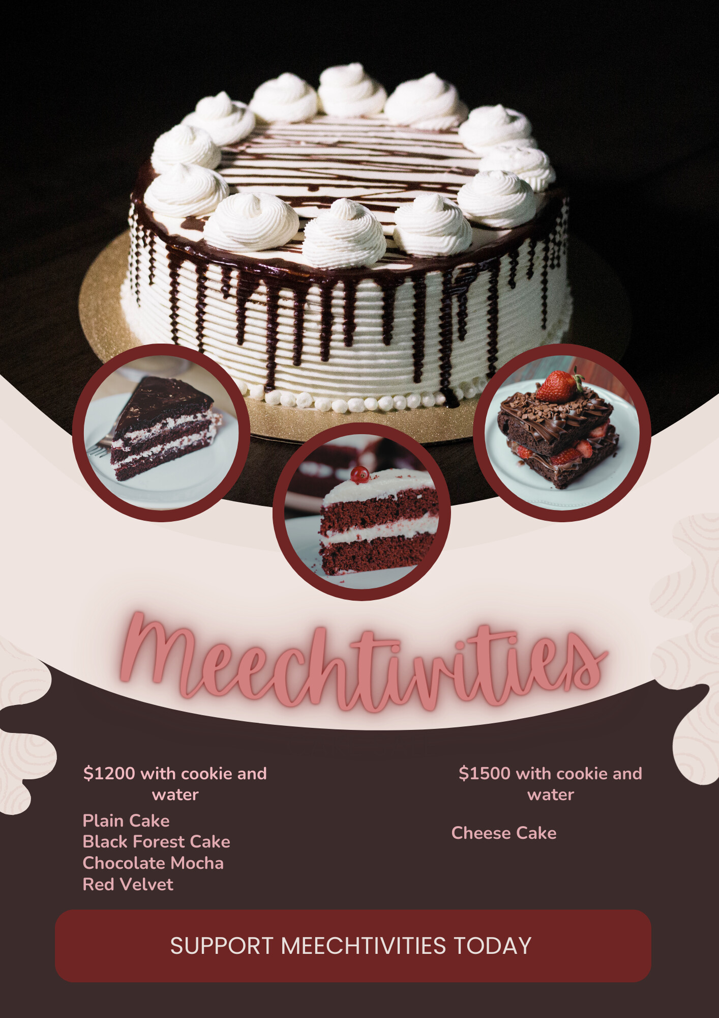 Ricoo Cake Sale Poster