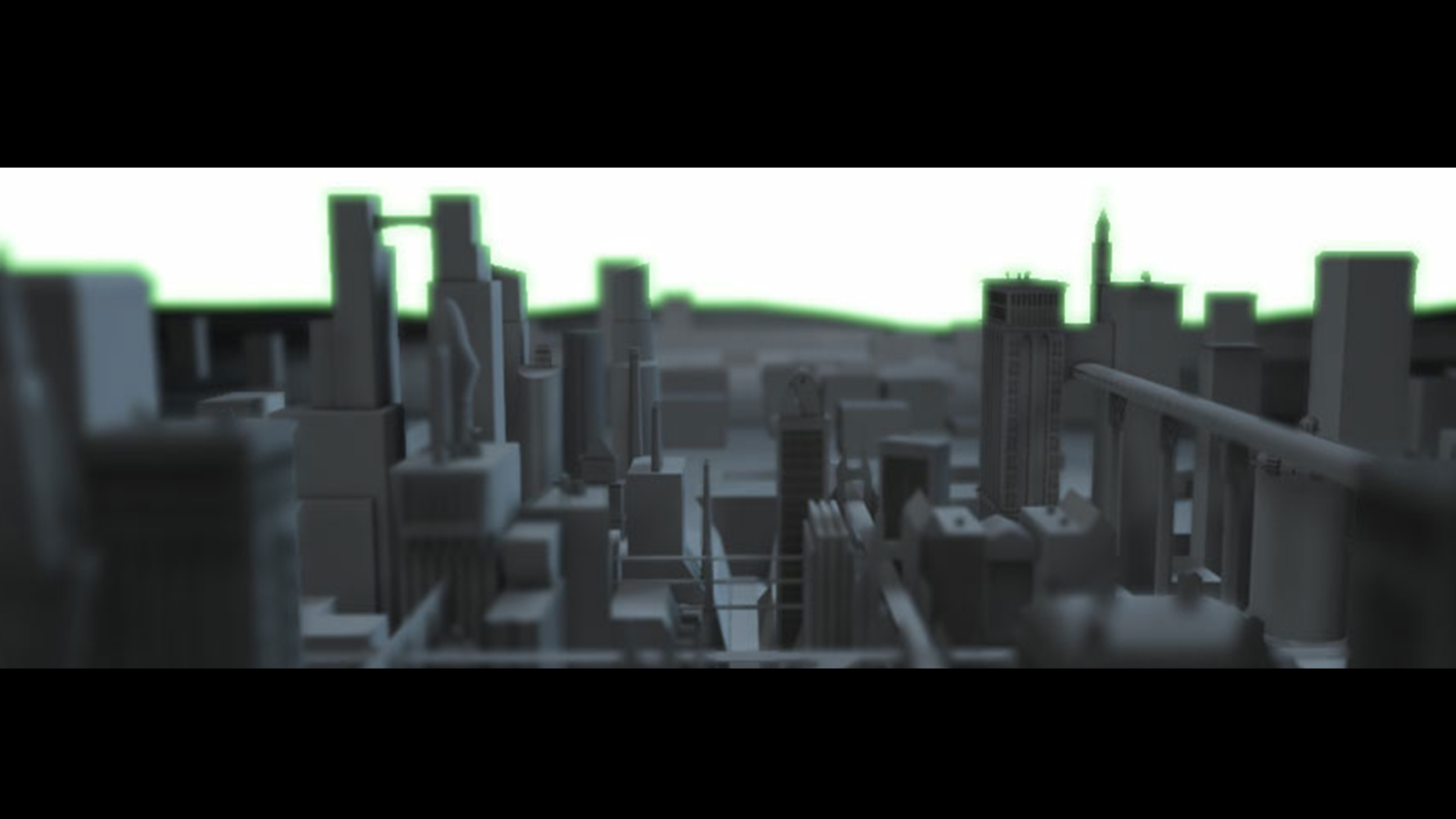 City model rendered to look like micro photo. Created 2002
