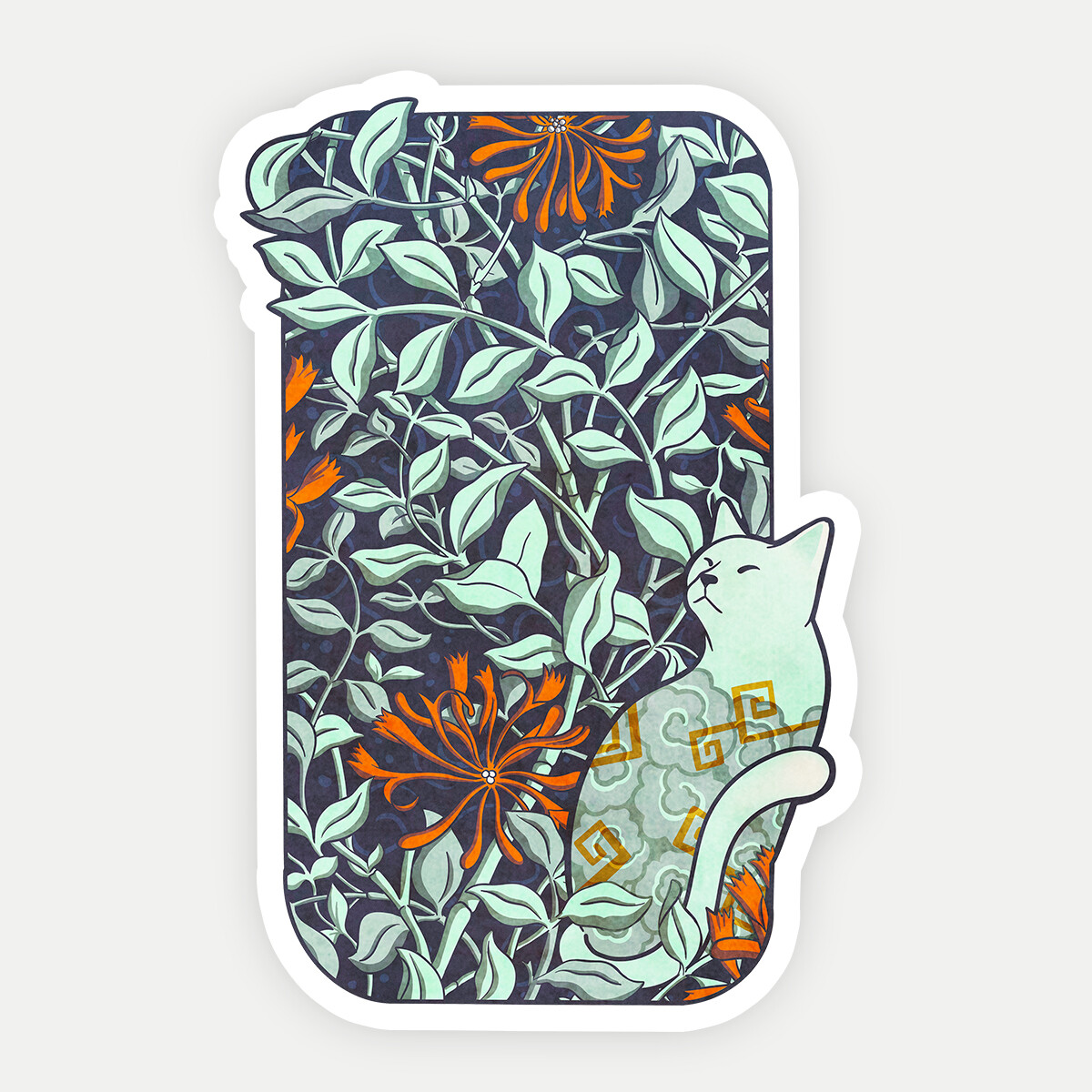 Sticker version. Available in Redbubble and Society6 stores.