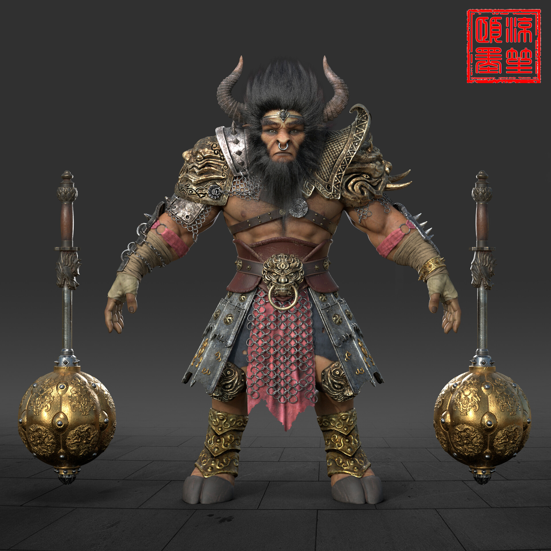 ArtStation 牛头人