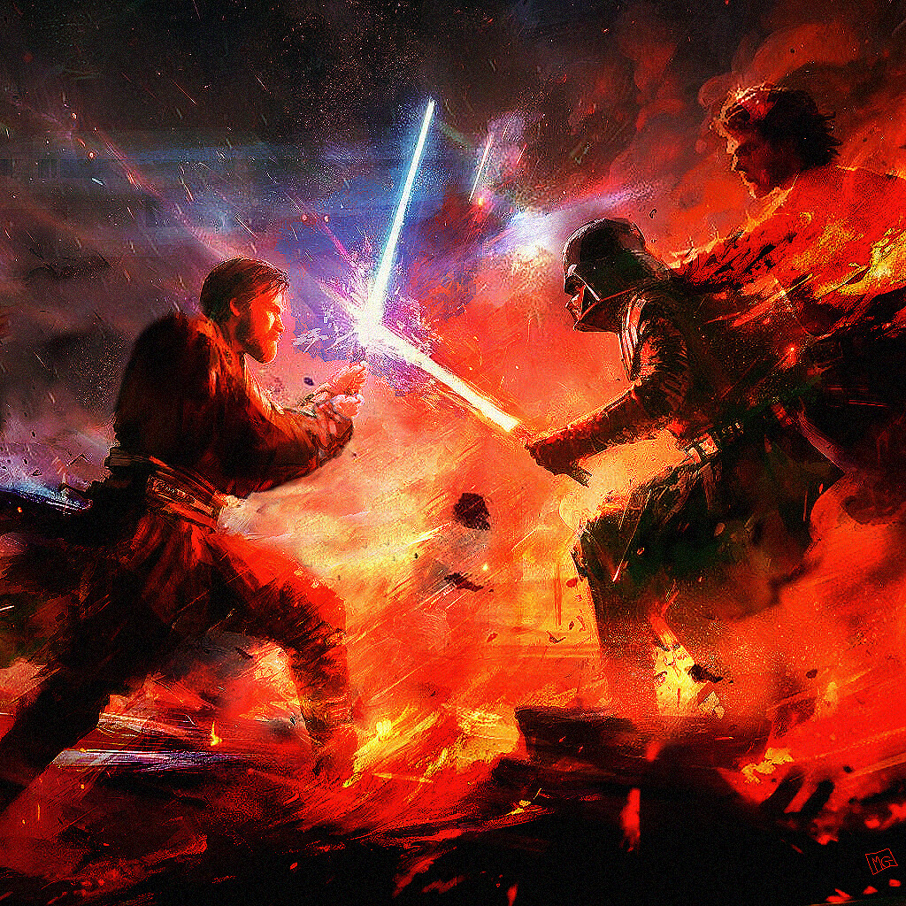Star Wars - Obi-Wan Kenobi vs Darth Vader