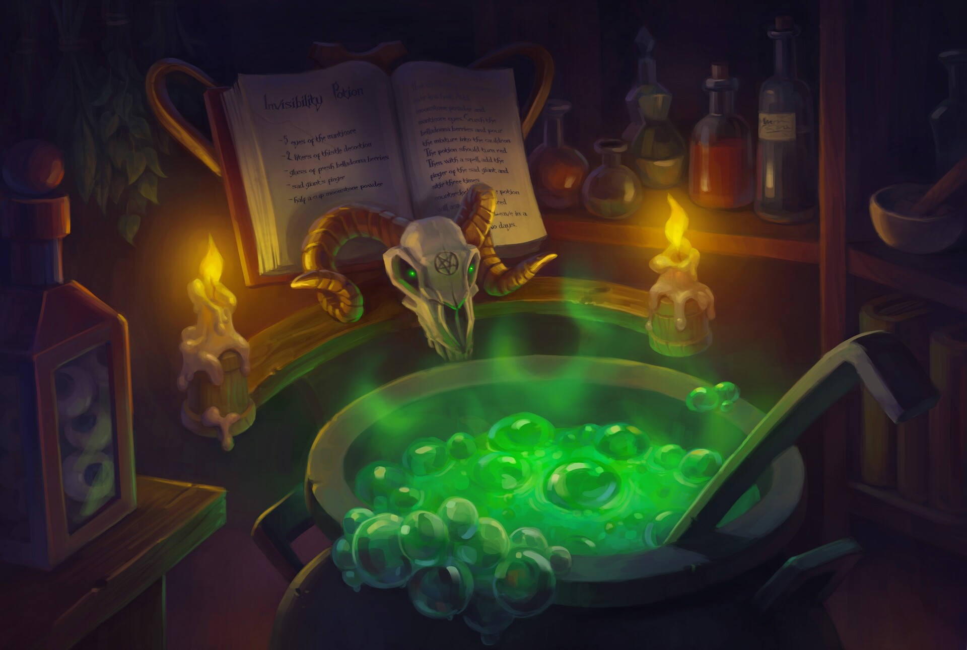 ArtStation - Witchapos;s Cauldron