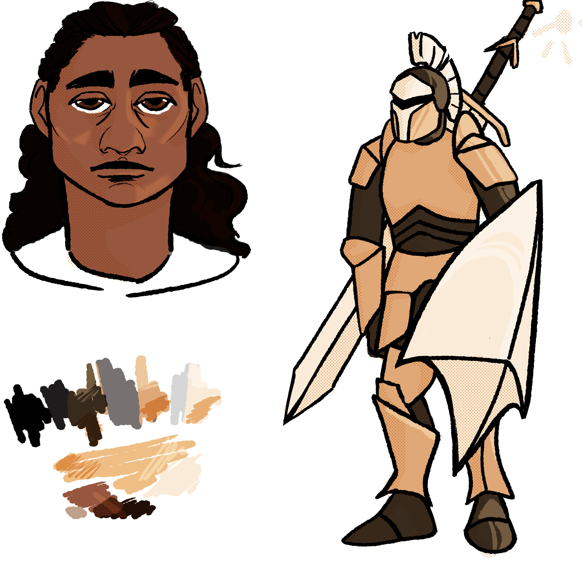ArtStation Virtuous Knight Character Development artstation-virtuous-knight-character-development