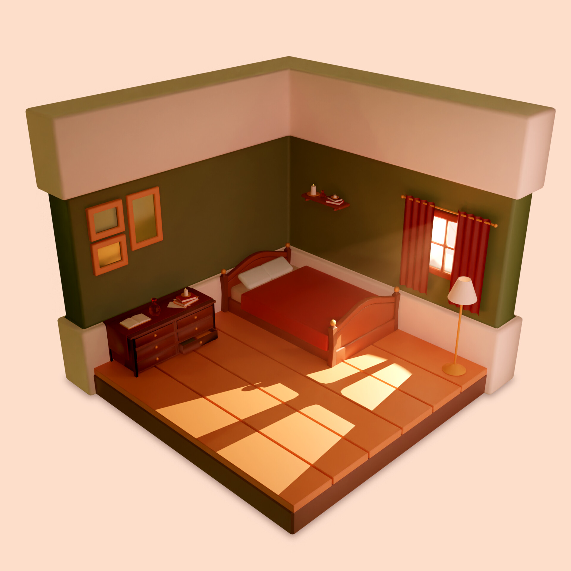 ArtStation - Cozy Room