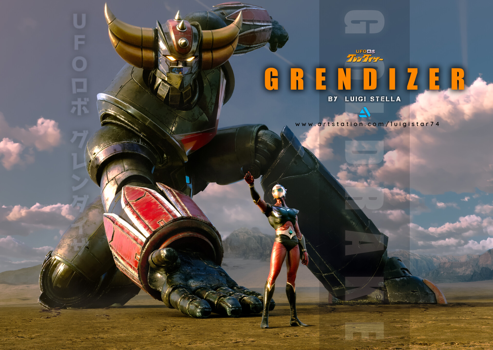 ArtStation - GRENDIZER - UFO ROBOT GOLDRAKE - Release 2