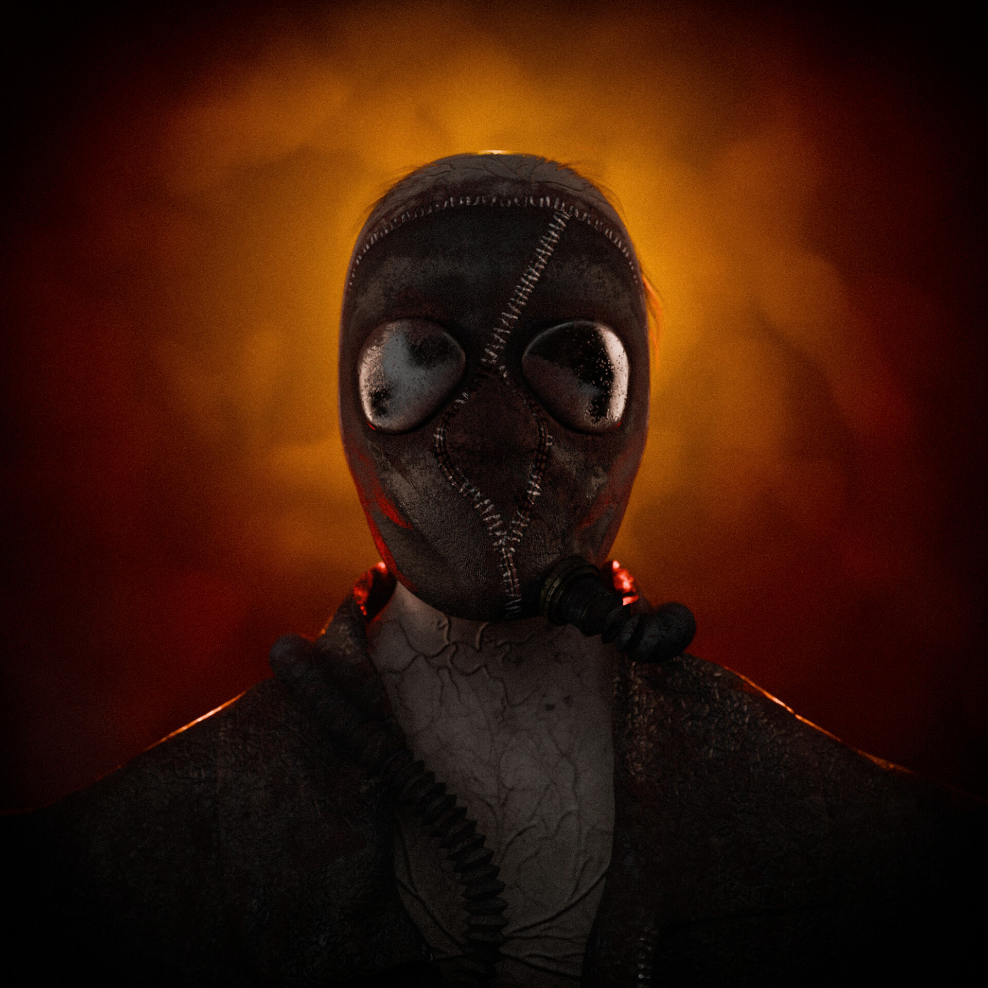 Gas Mask Character