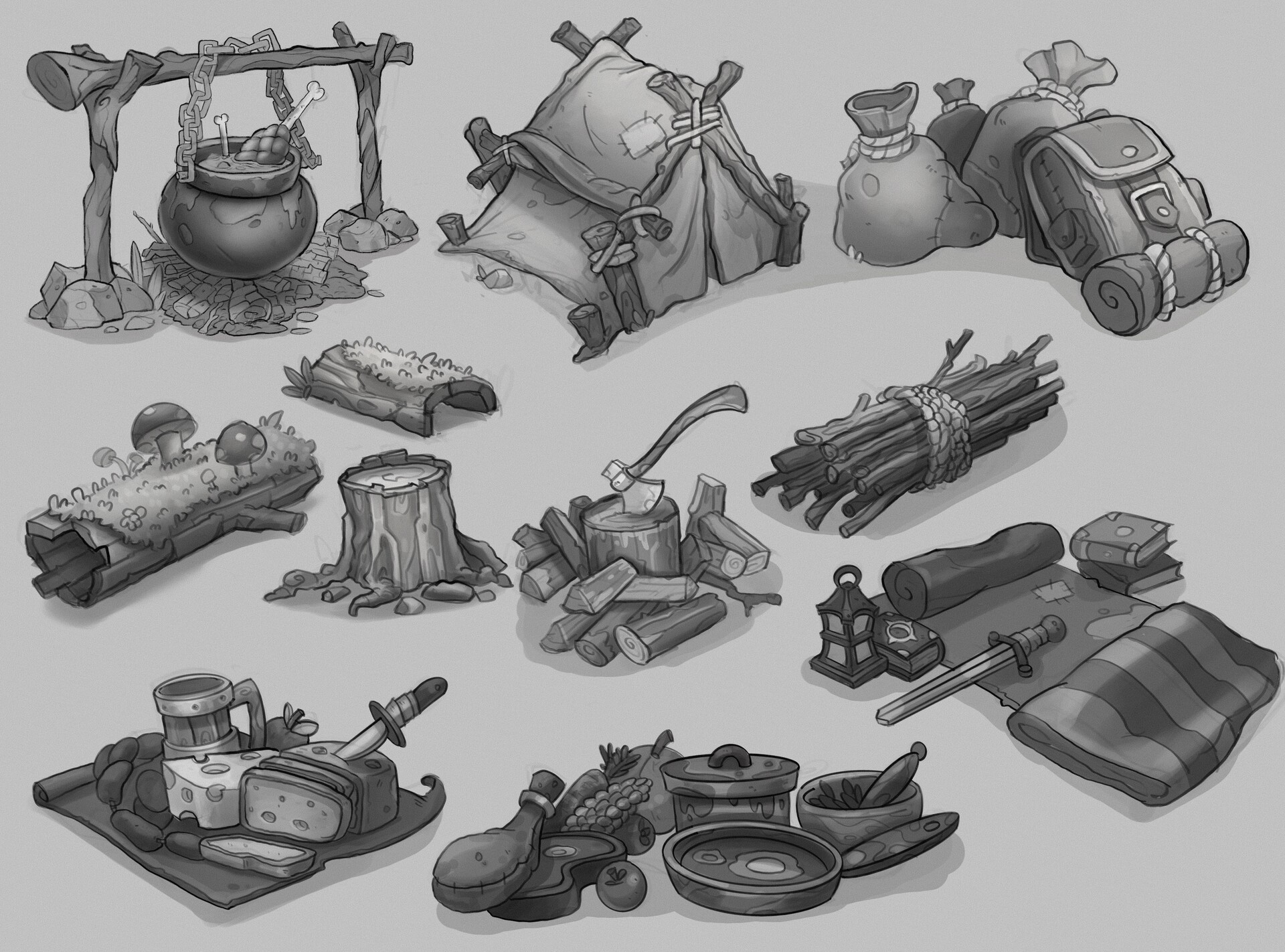 ArtStation - Daily Concept Sketches