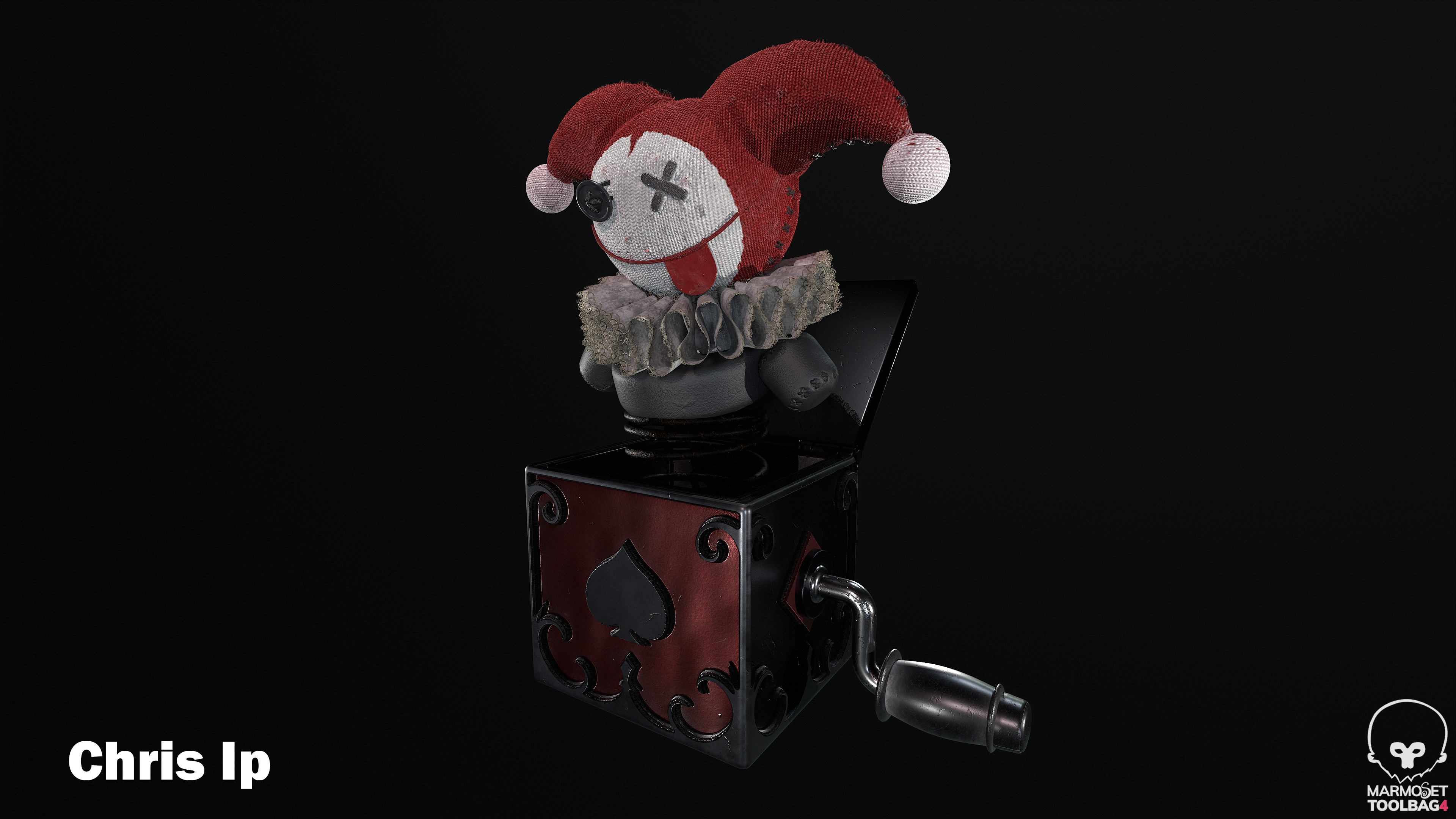 Harley Quinn's Jack-In-The-Box in Batman Arkham City created in Substance  Designer and Painter - ArtStation