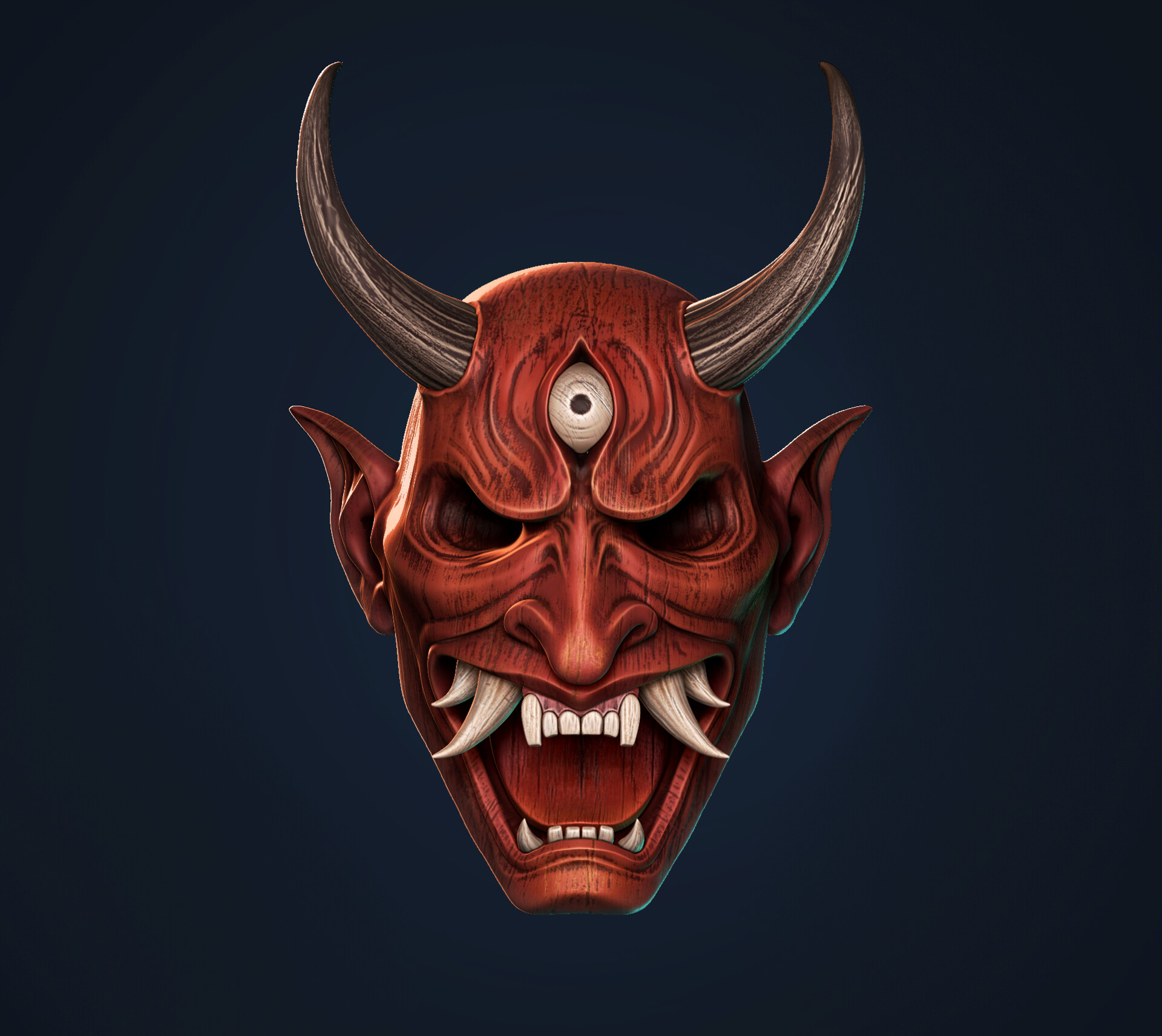 ArtStation - Oni Mask