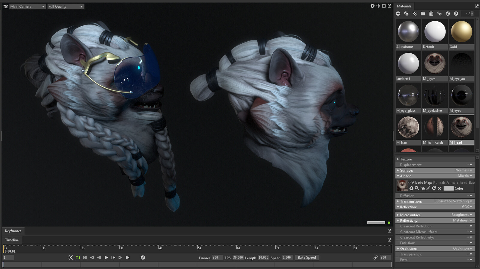 most of the look dev was done with cards in marmoset before being manipulated later in photoshop.