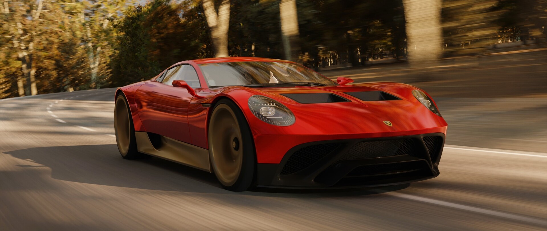 Lamborghini Miura Concept POST HOBBY特注 赤ArtStation