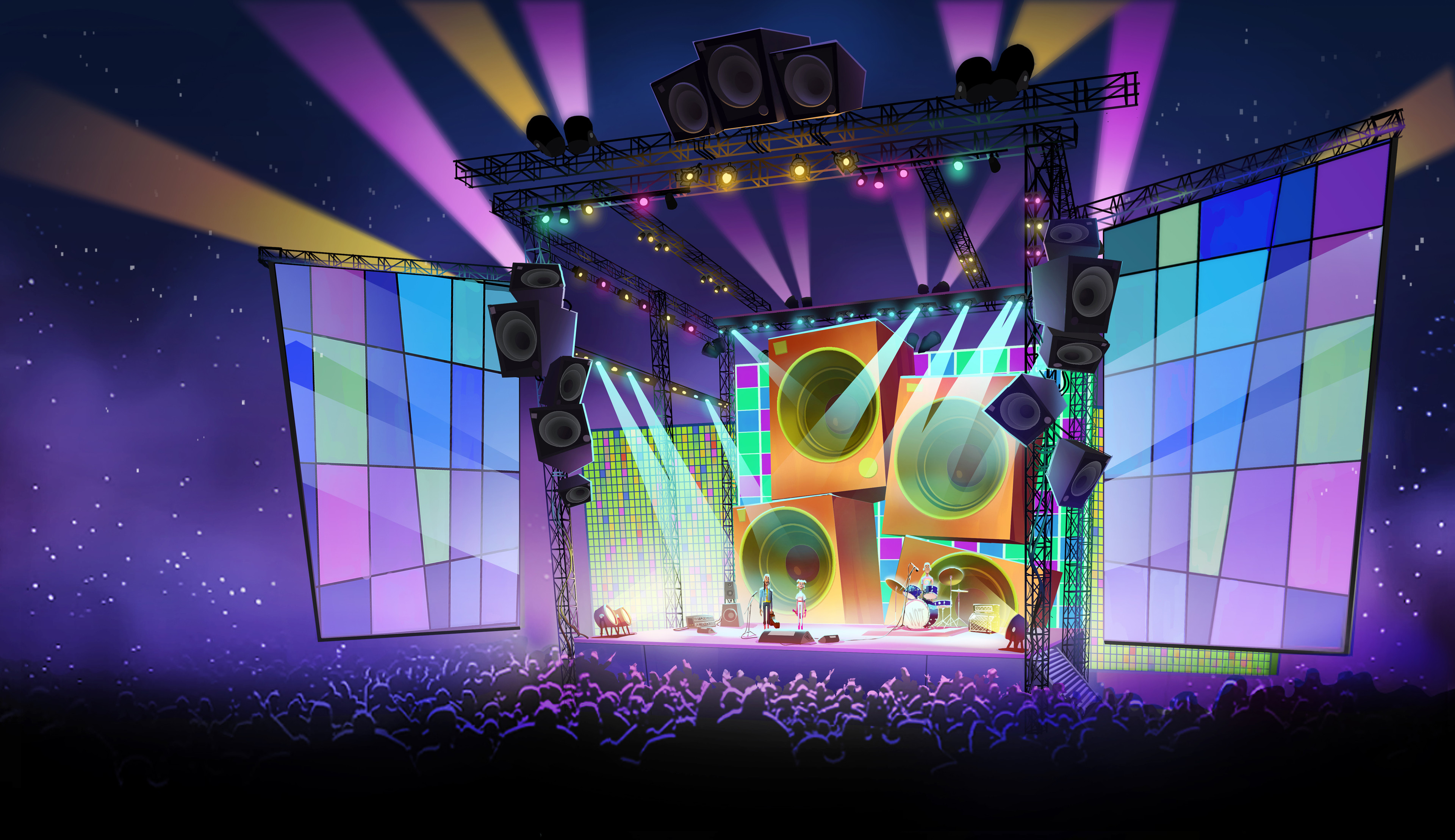 Set design &amp; painting