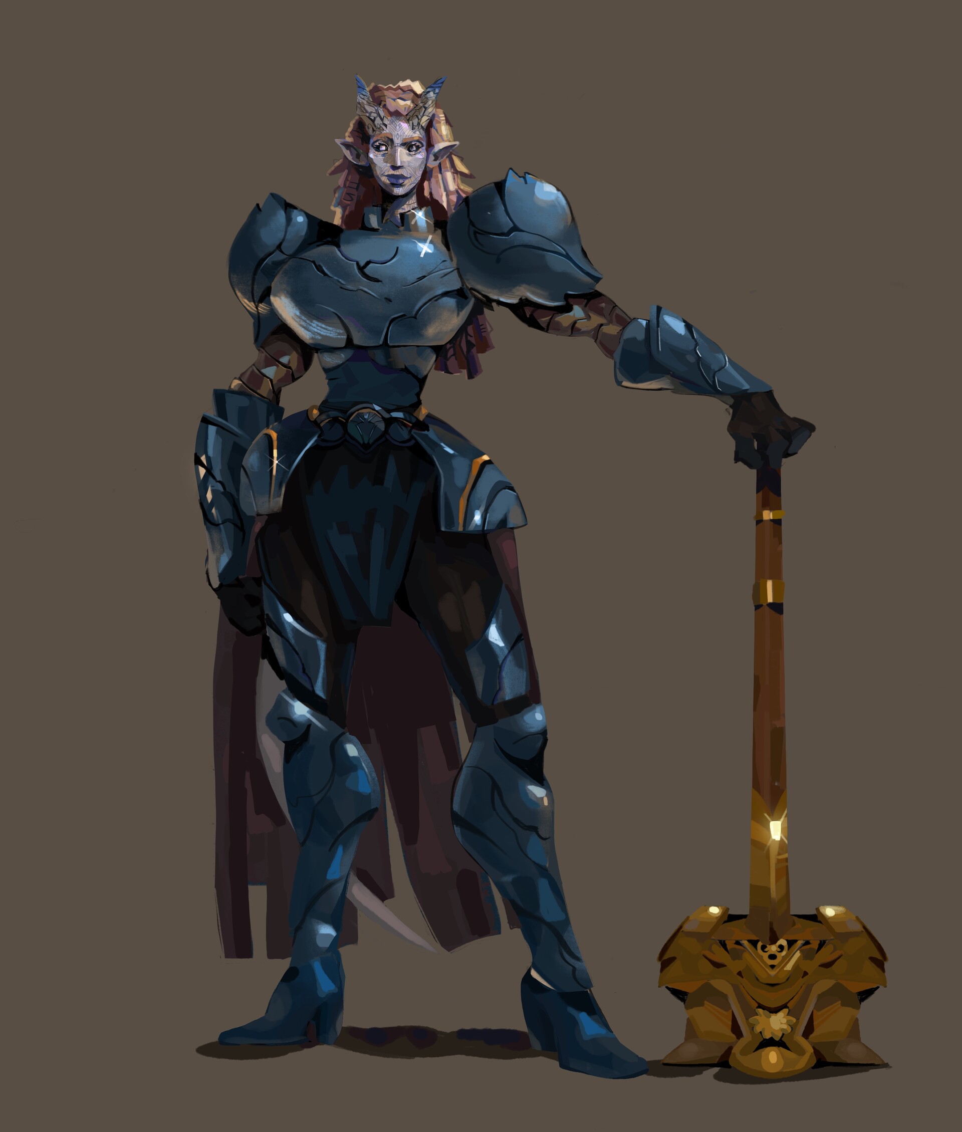 ArtStation bg3 Paladin
