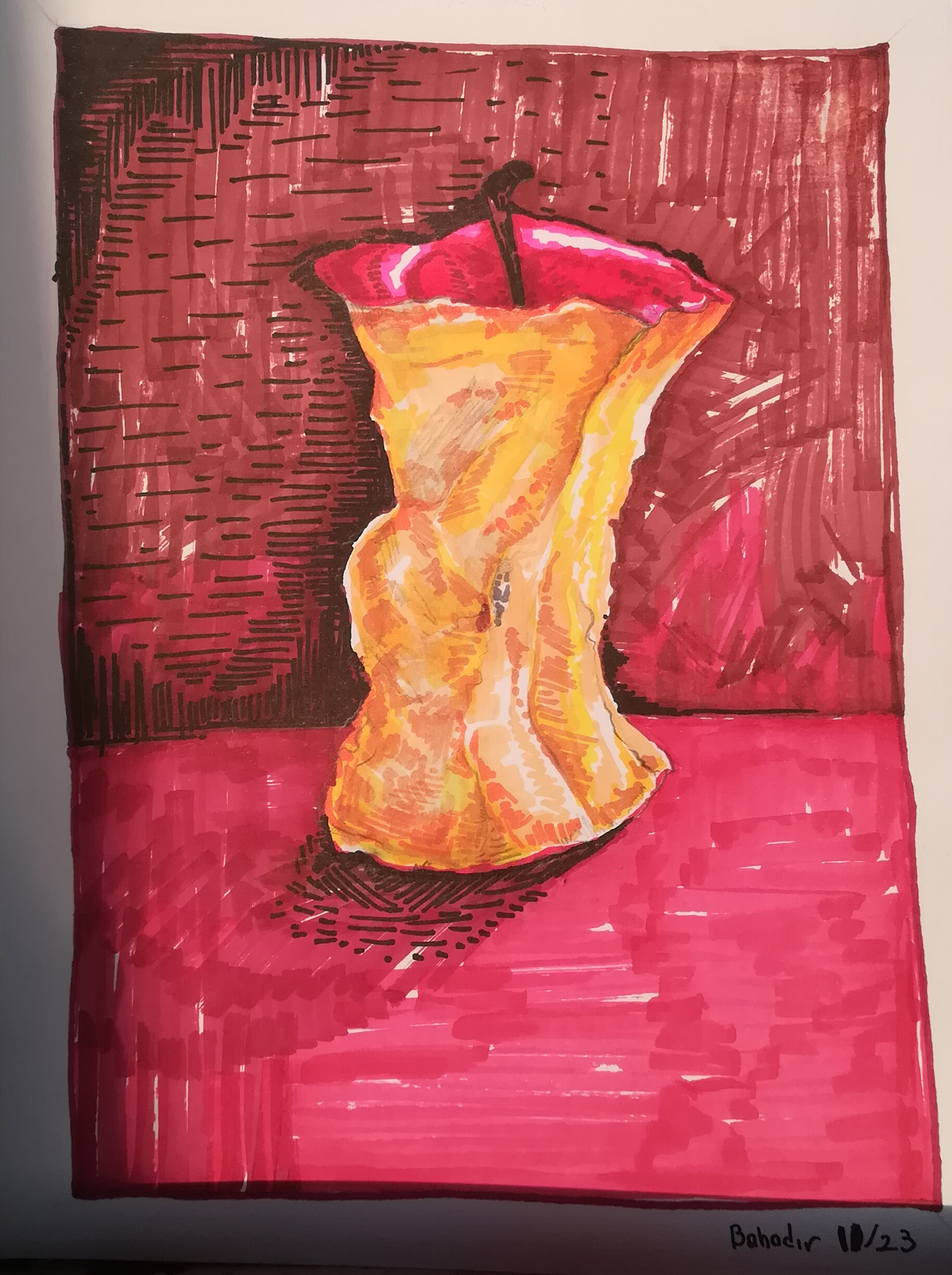 Traditional drawing by Bahadır Atcı