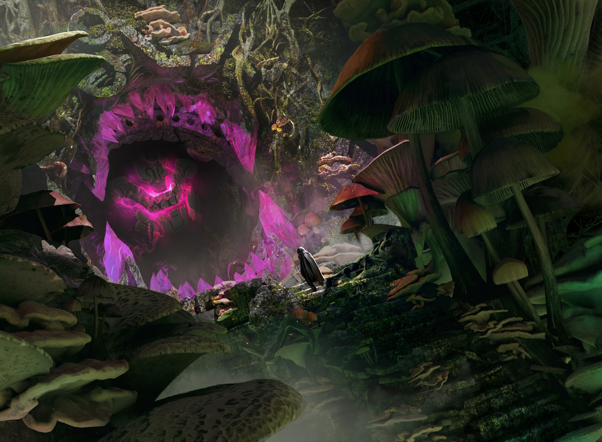 ArtStation - Cavernous Maw - The Lost Caverns of Ixalan - MTG