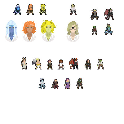 ArtStation - D&D One-Shot Sprite Collection