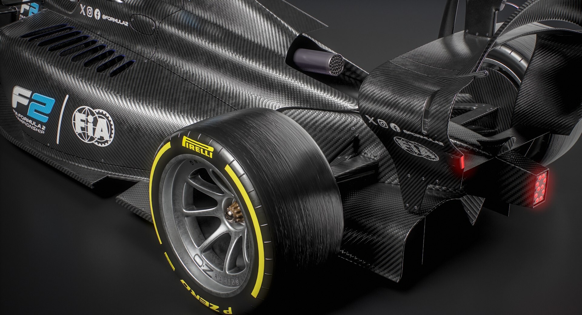 ArtStation Dallara F2 2024 Formula Race Car Carbon PBR 3D, 55 OFF