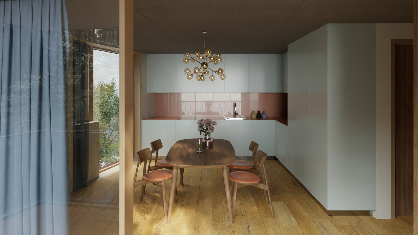 Illustration of Visionary Apartment Visuals Unique Finishing