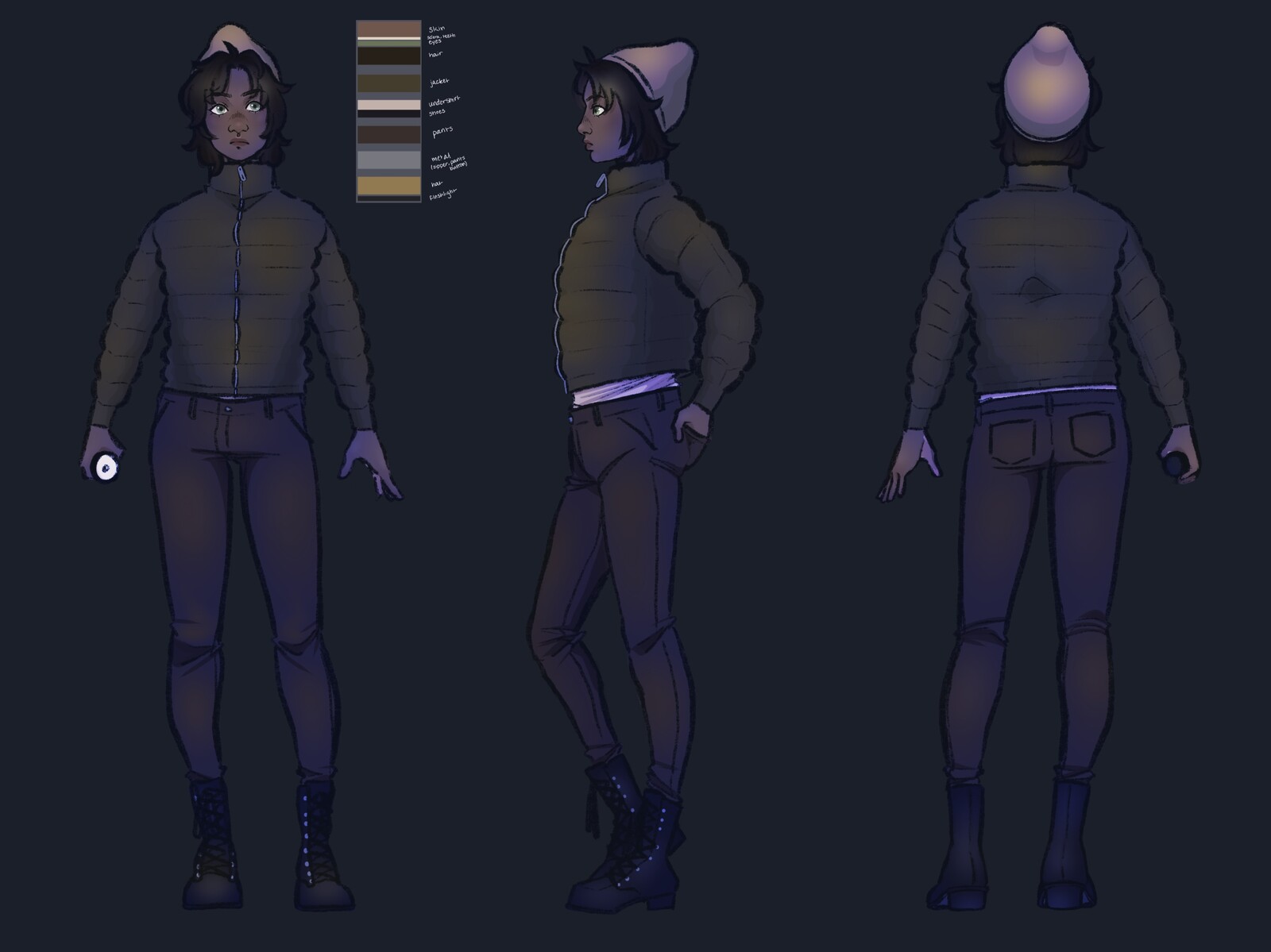 Turn Around Sheet with Overlay