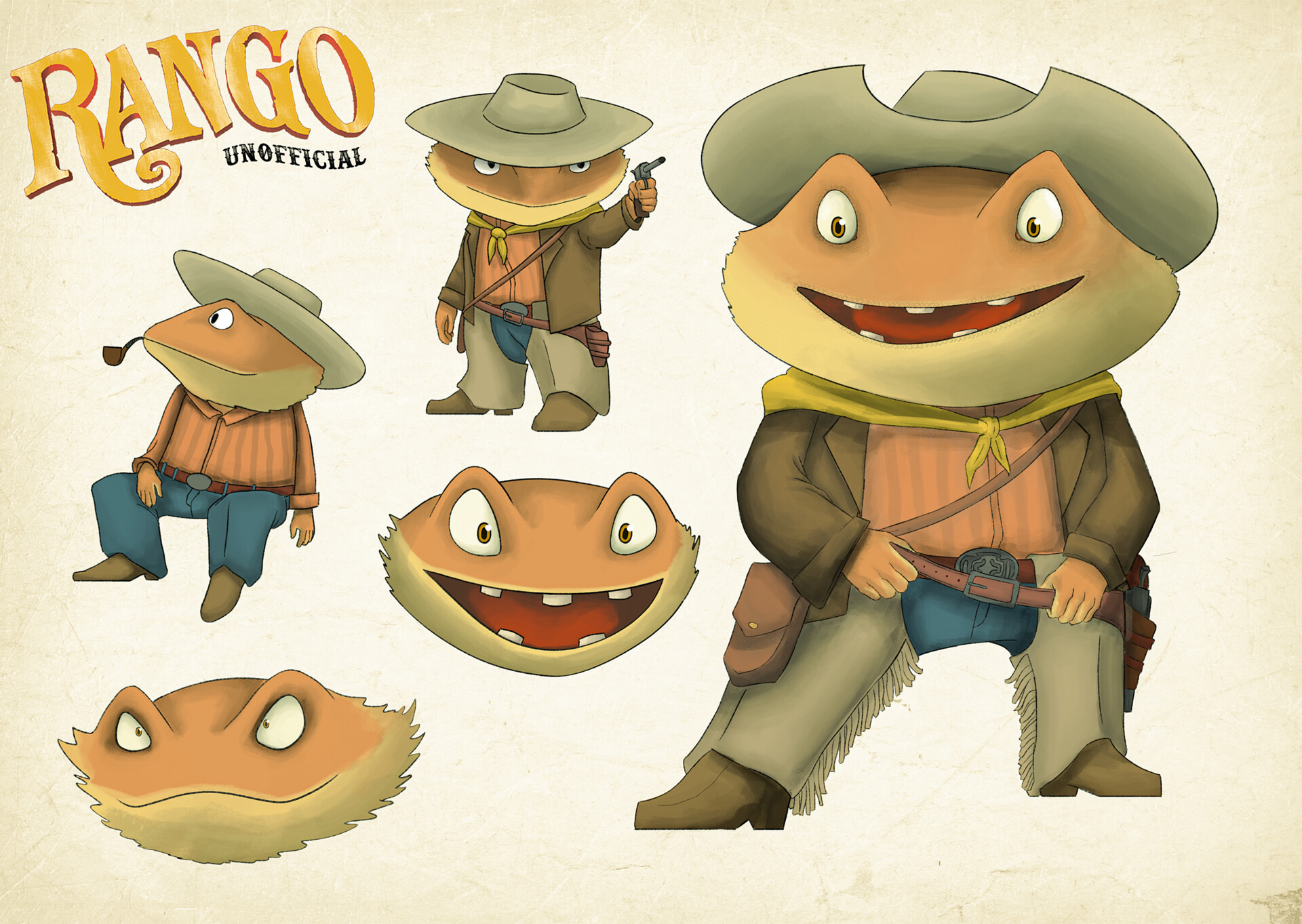 ArtStation Rango Character Concept