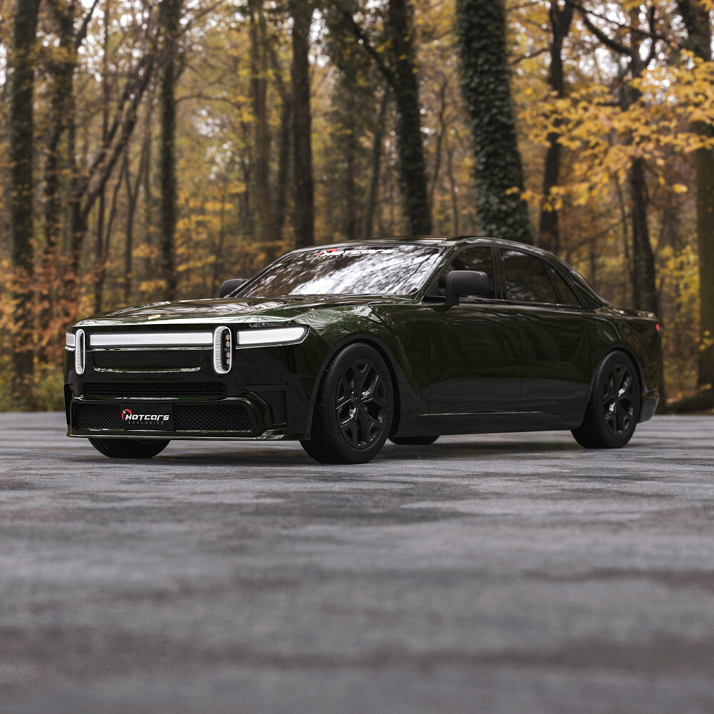 ArtStation Rivian Sedan Concept