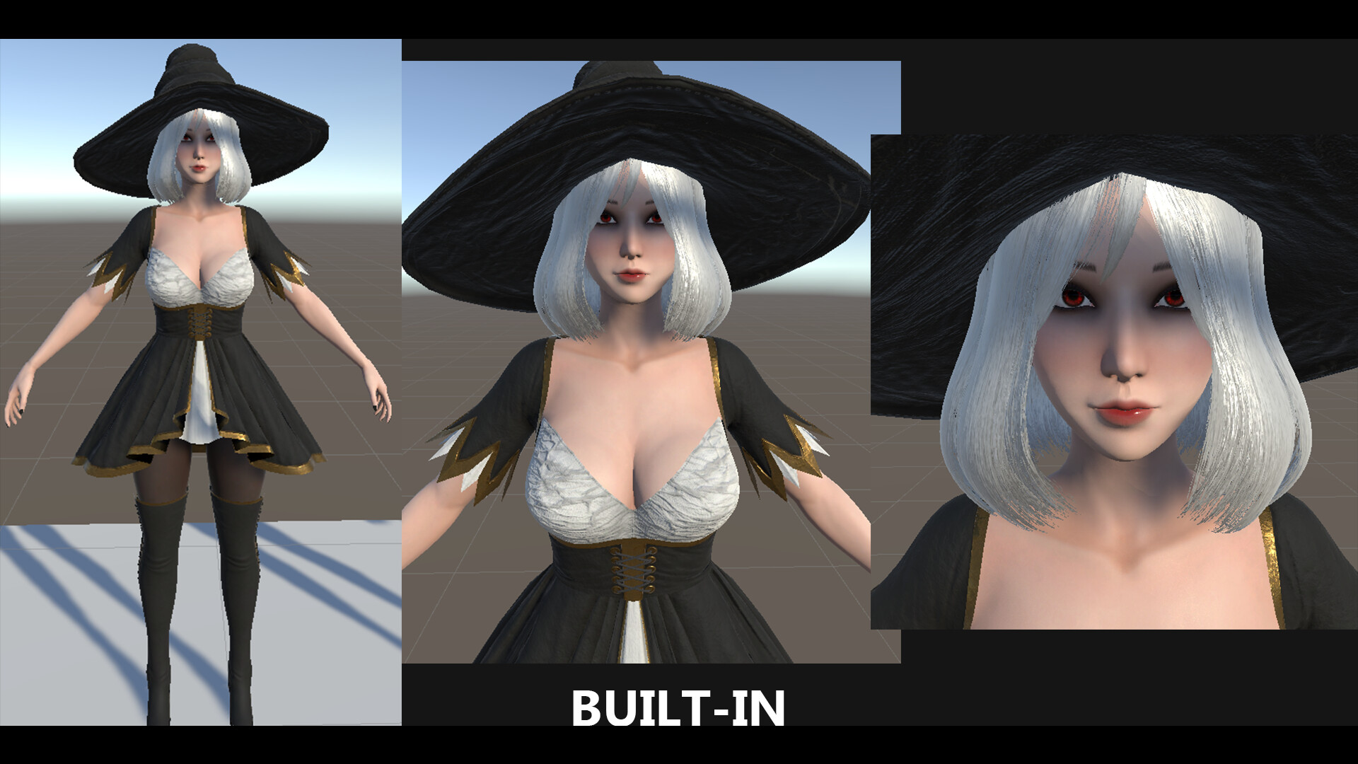 ArtStation - Witch Girl Mona | GAME READY 3D CHARACTER