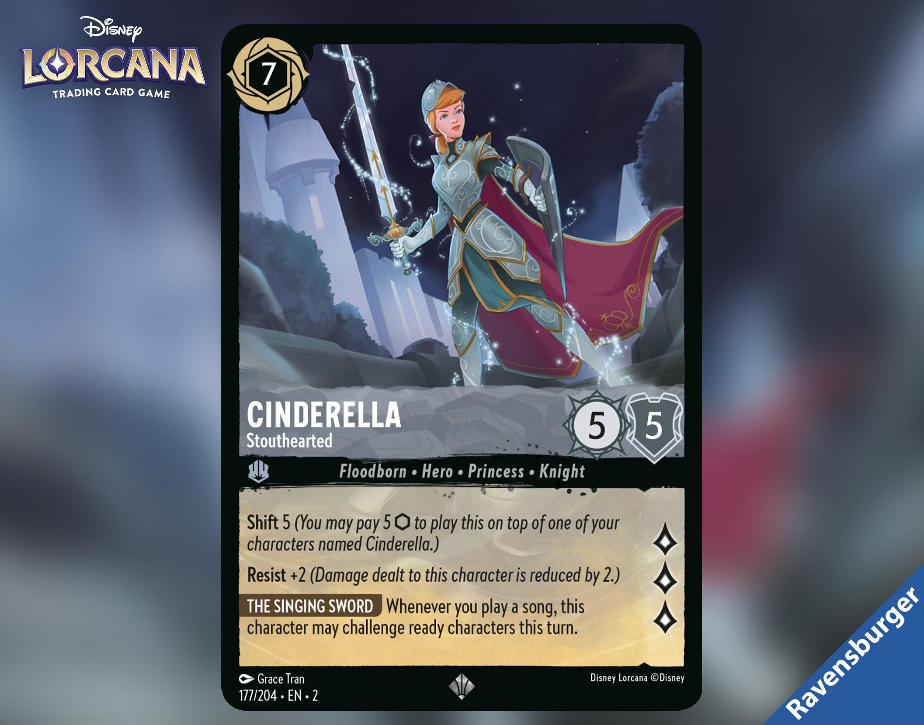 cinderella lorcana card Lorcana: Cinderella Deck Box main image 1