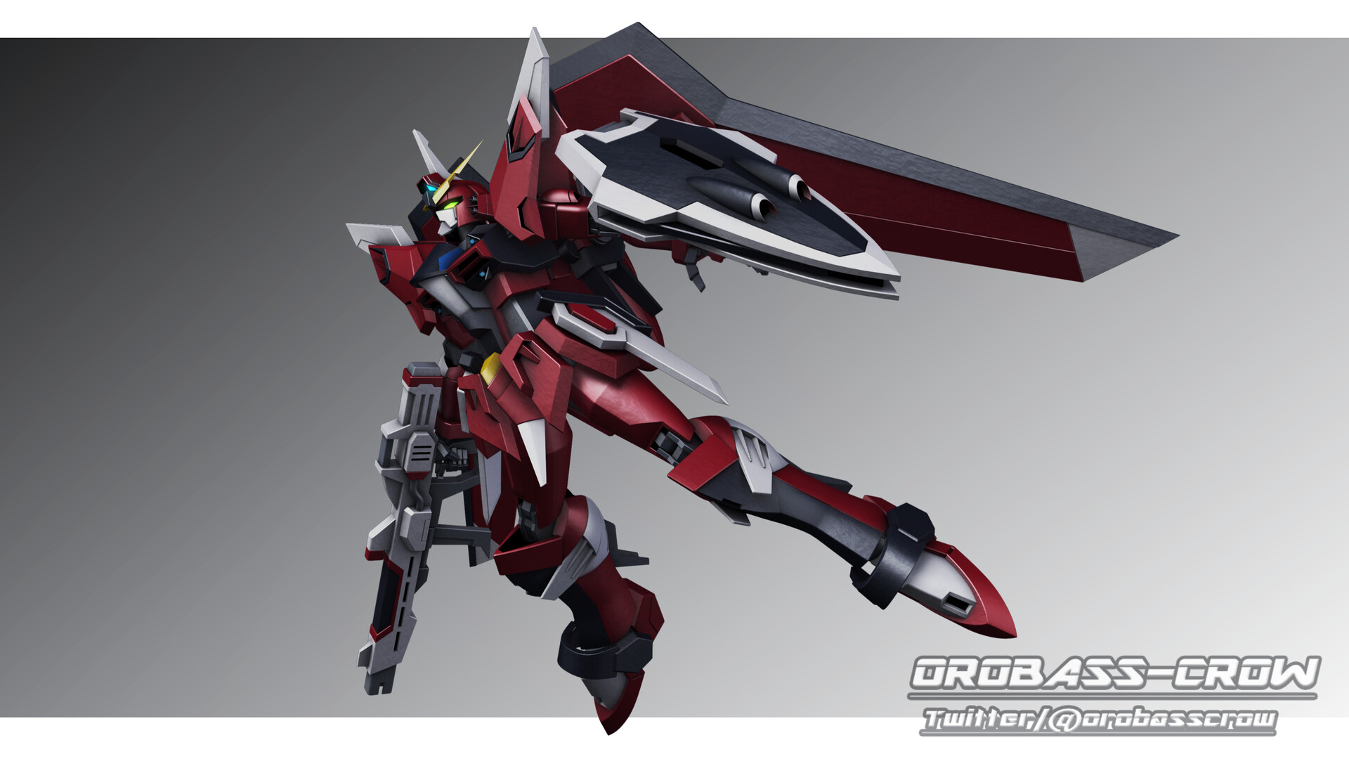 ArtStation - □3D MODEL□ STTS-808【IMMORTAL JUSTICE GUNDAM】