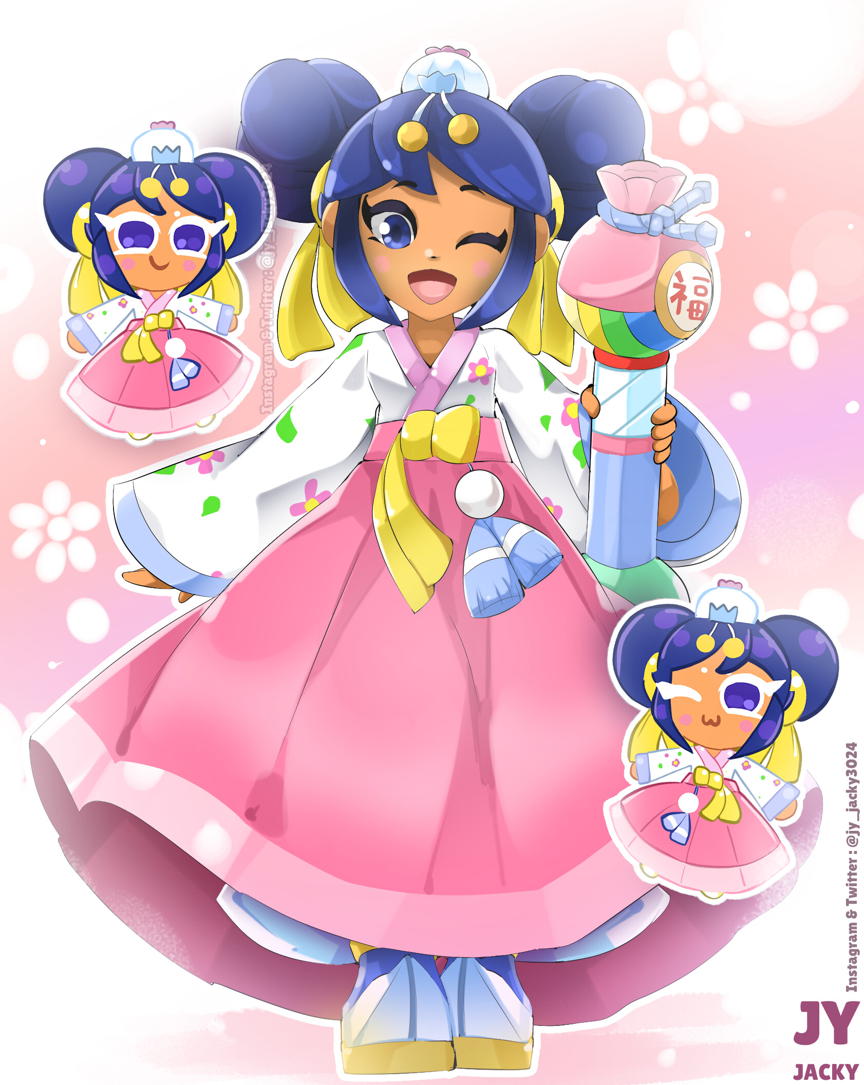 artstation-hanbok-mandy-cookies-hanbok-mandy-brawl-stars-fanart