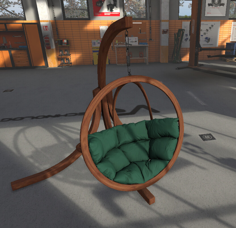 hanging chair front