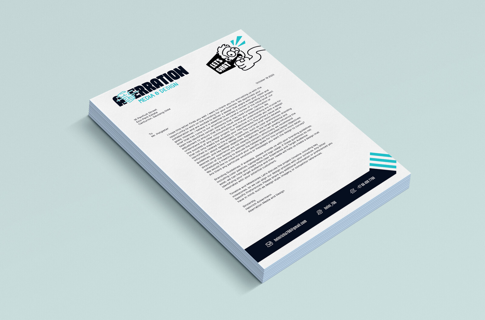 The letterhead