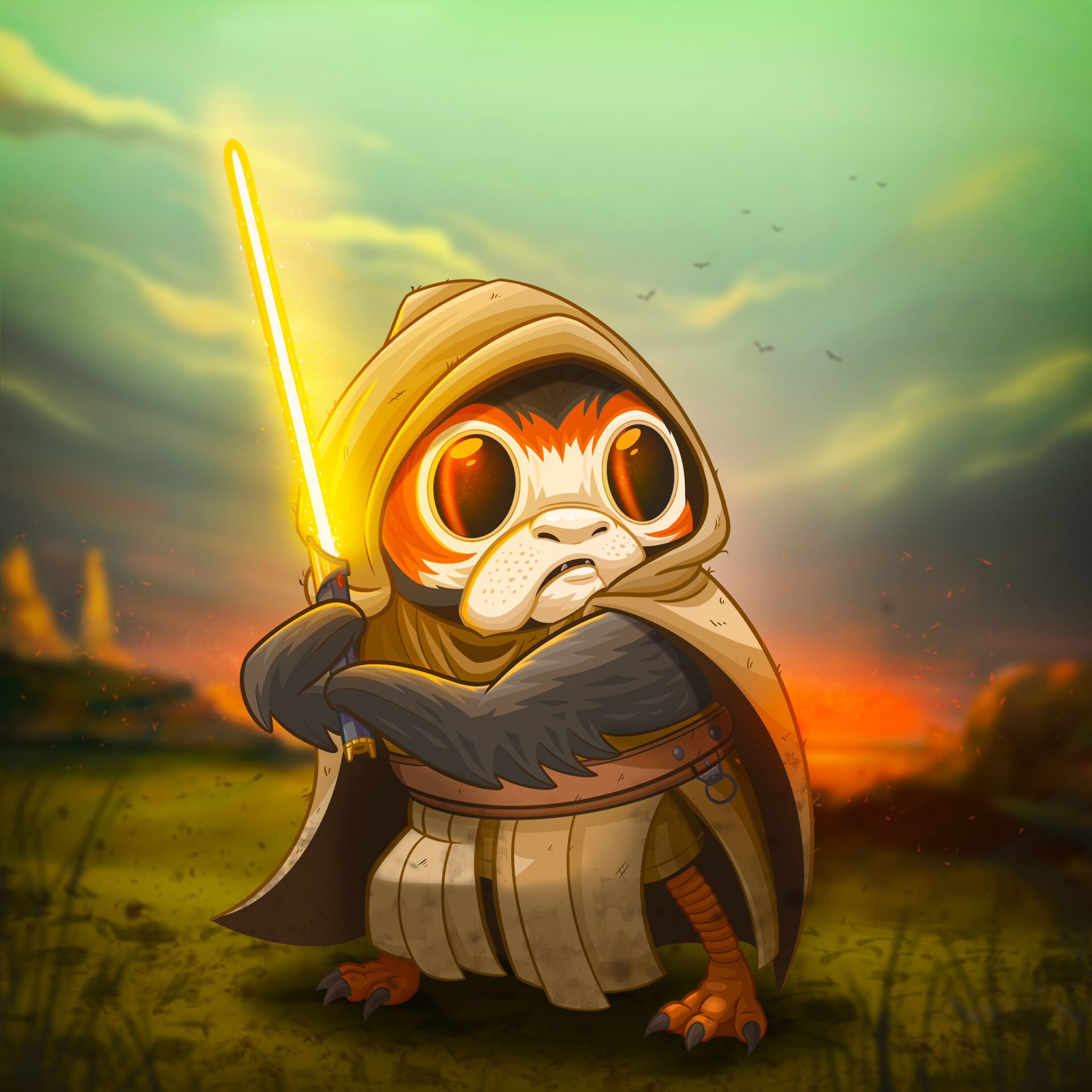 Frantisek Sedlacek BABY JEDIES STAR WARS fan art