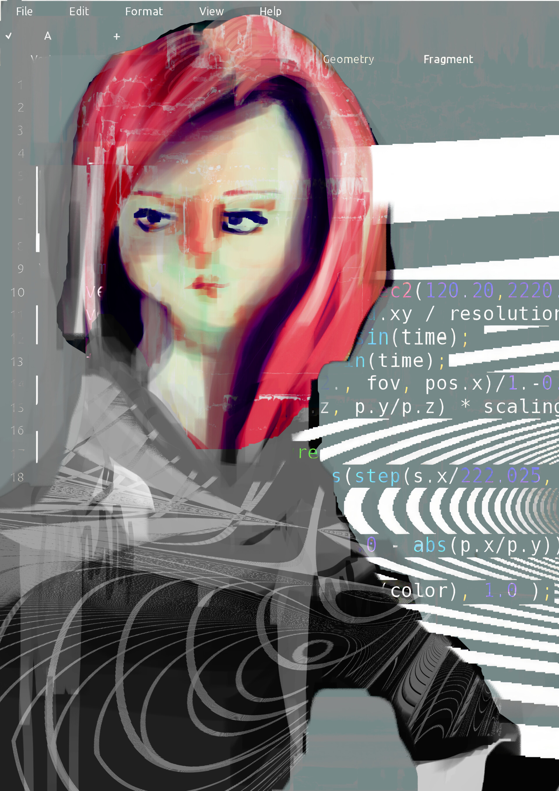 ArtStation - girl programmer