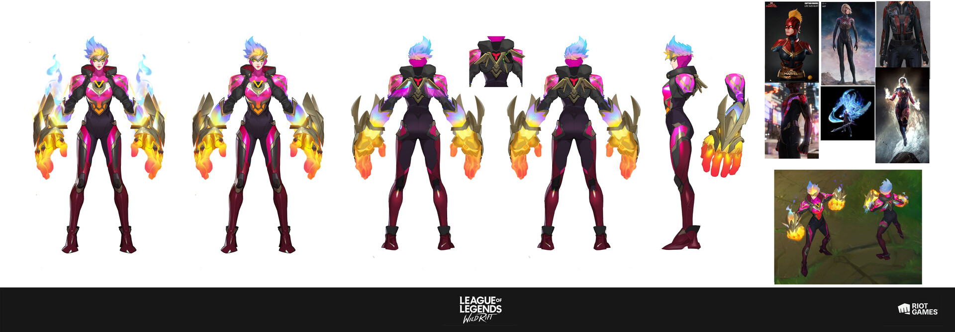 Li Didivi - League of Legends Wild Rift 燎原烈焰 蔚 WORKS OF 2021