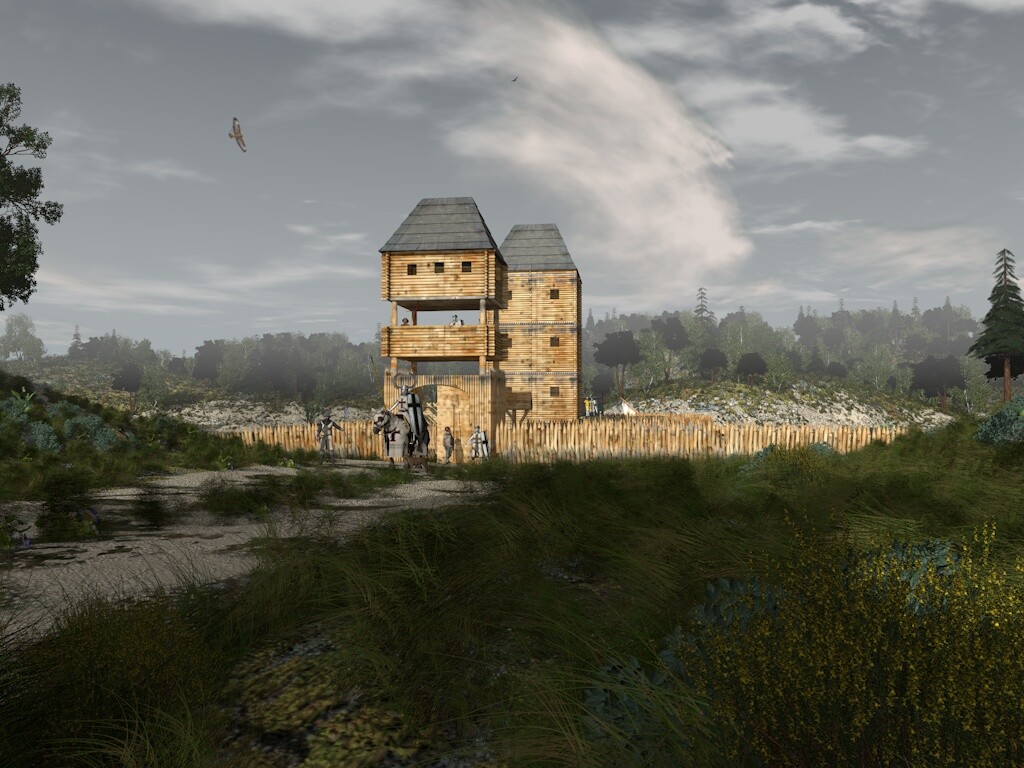 Early Marienwerder Castle around 1234