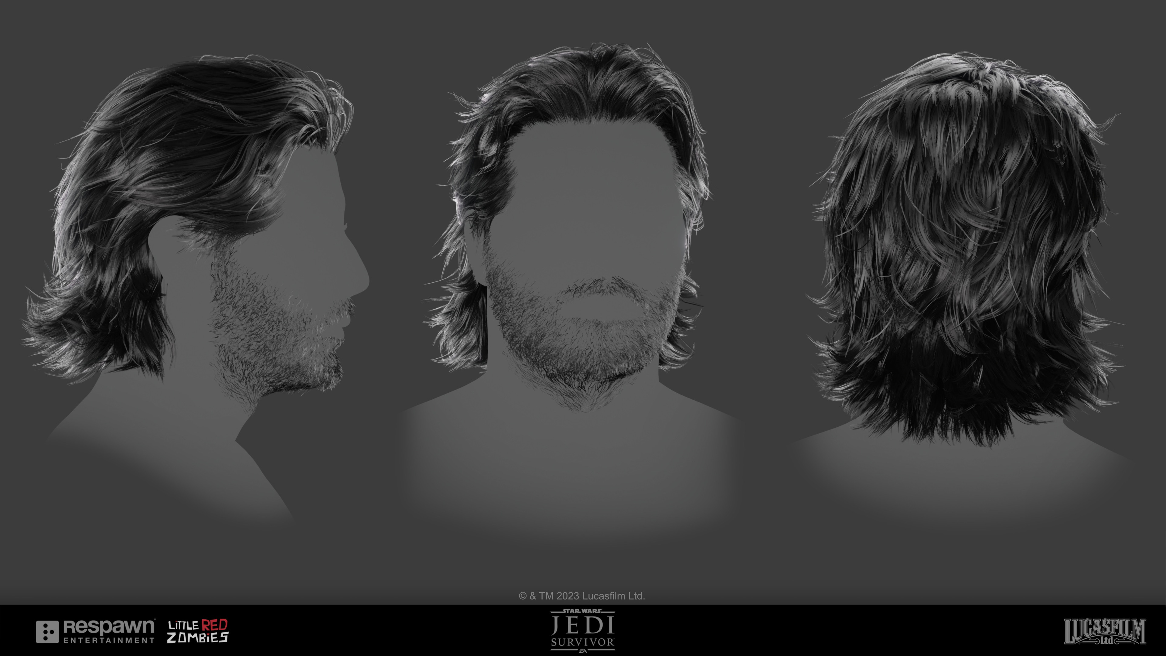 LITTLE RED ZOMBIES - Star Wars Jedi: Survivor - Story Characters Hair