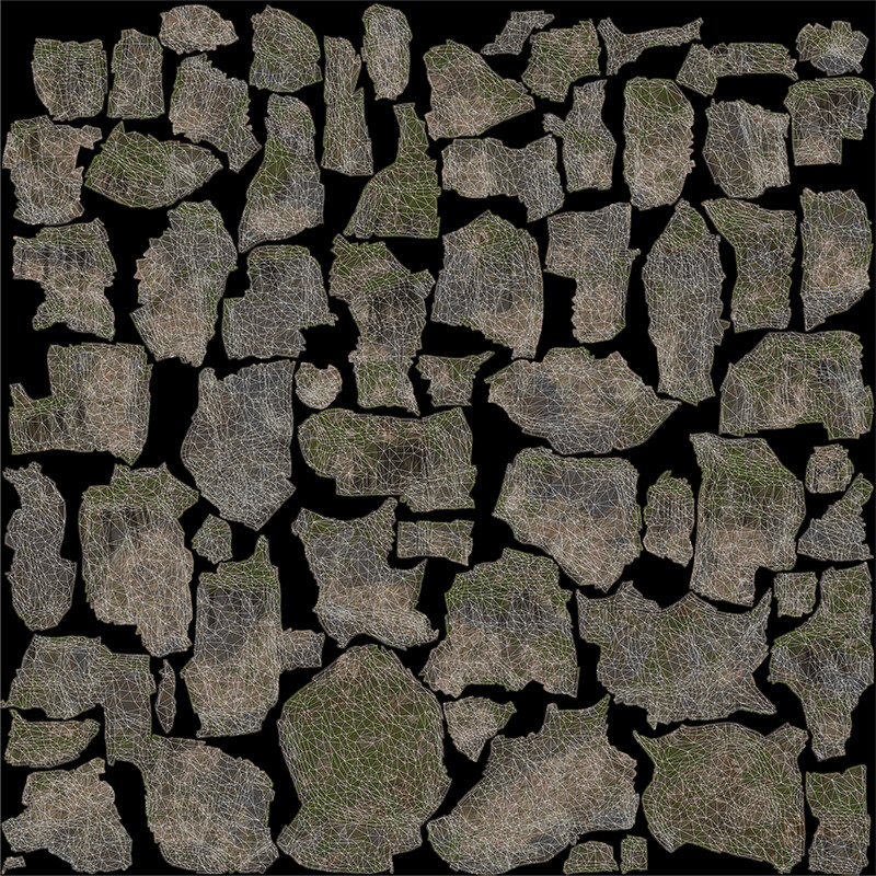 Floating Rock UV Layout