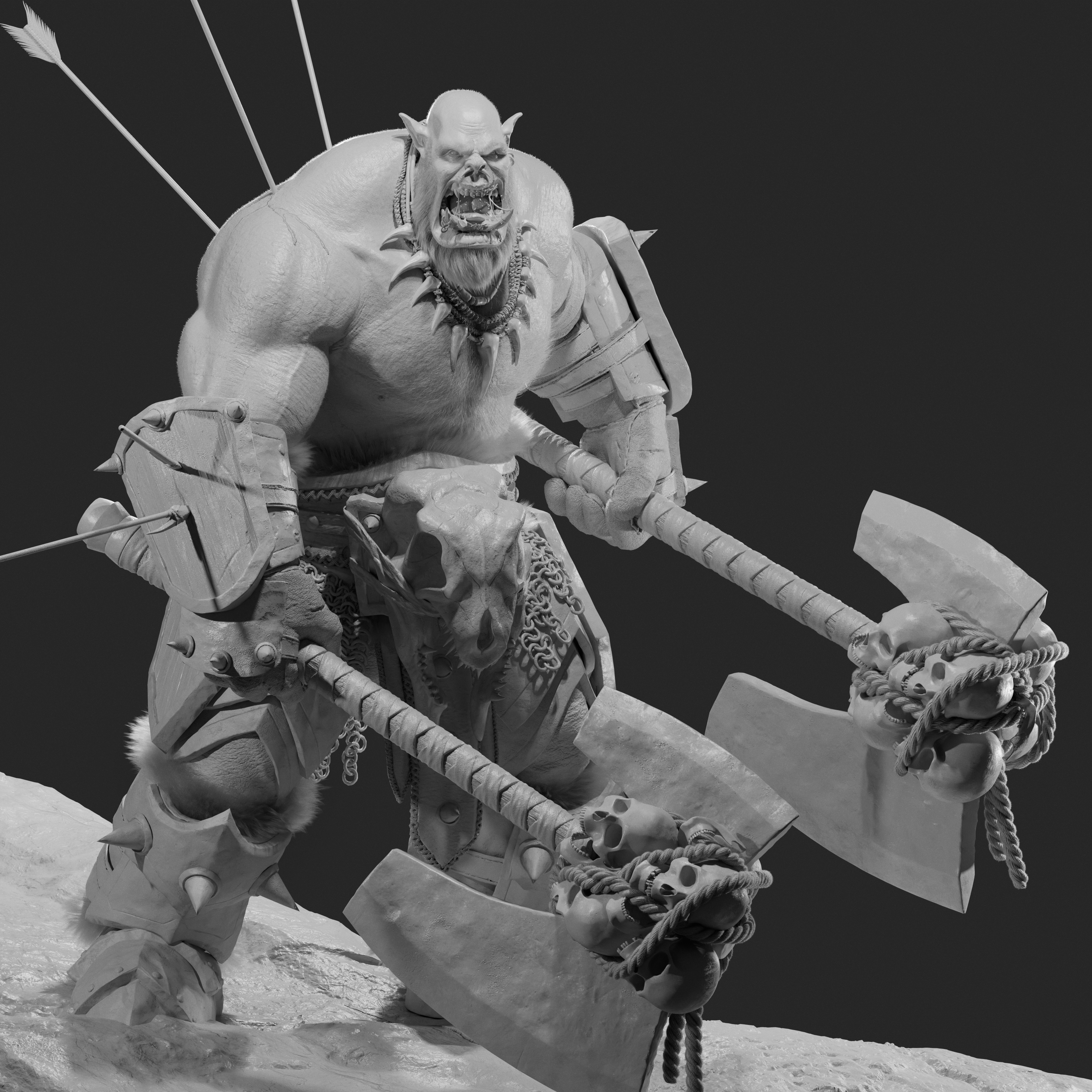 Clay Render