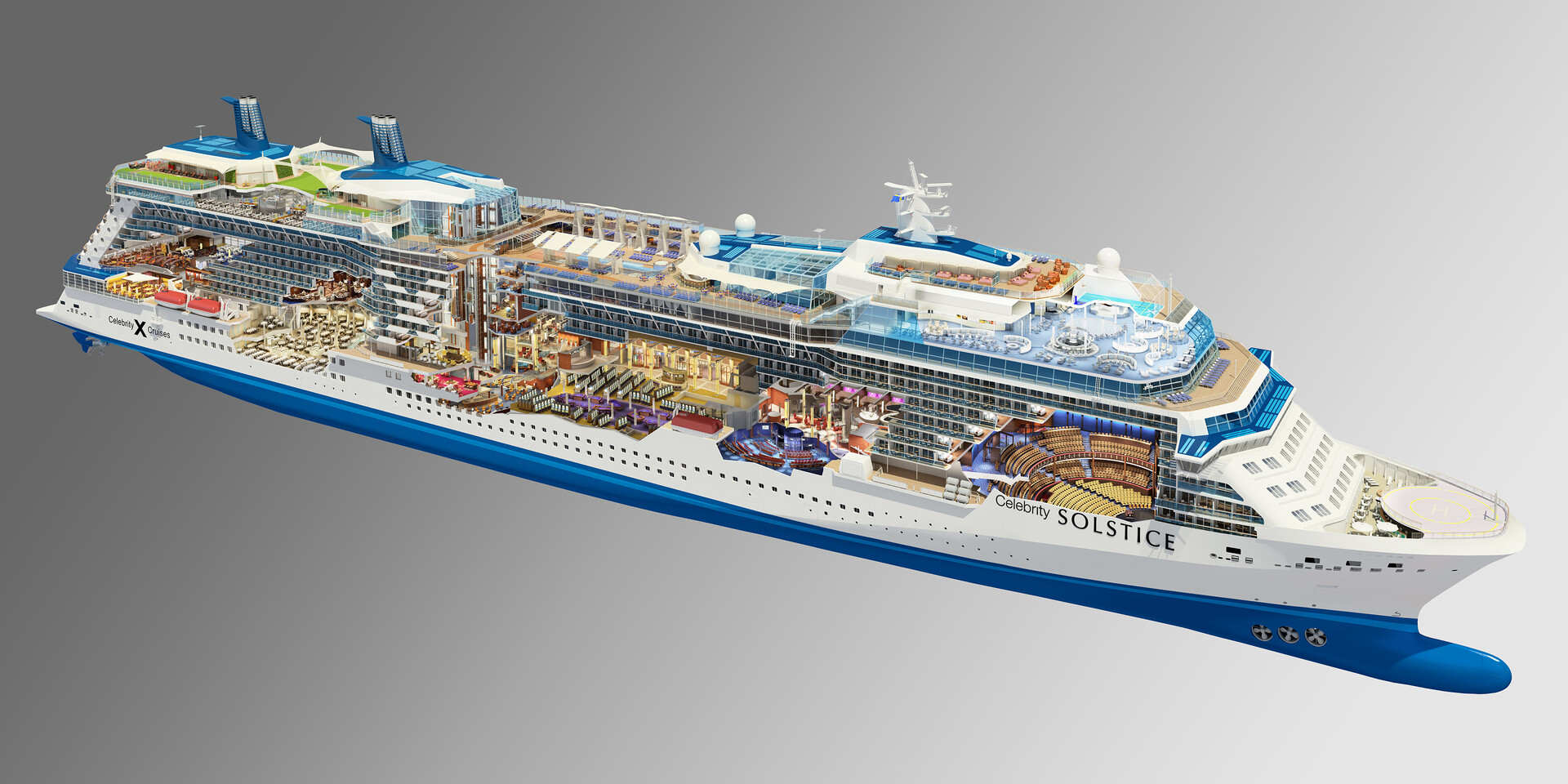 ArtStation - Celebrity Solstice Cutaway