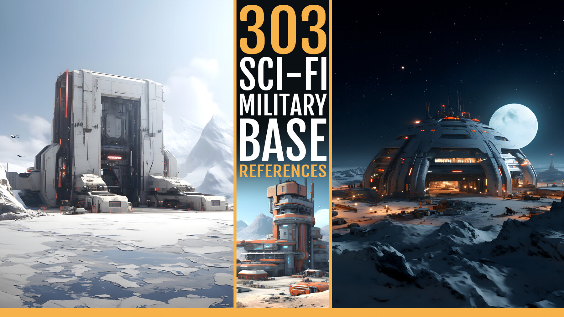 Artificial Dimension - 4500+ Sci-Fi Environment MEGA Pack References