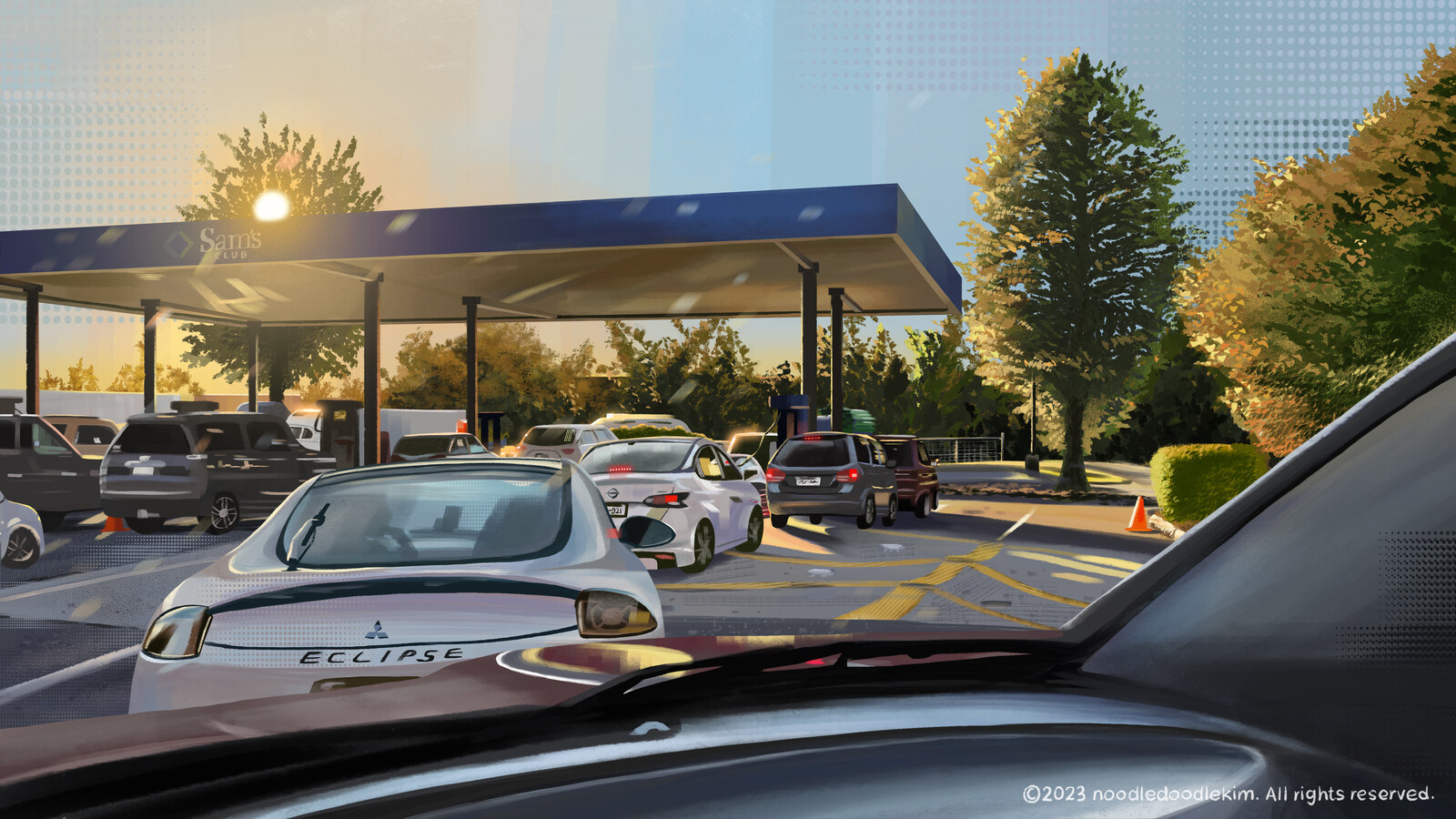 Gas station