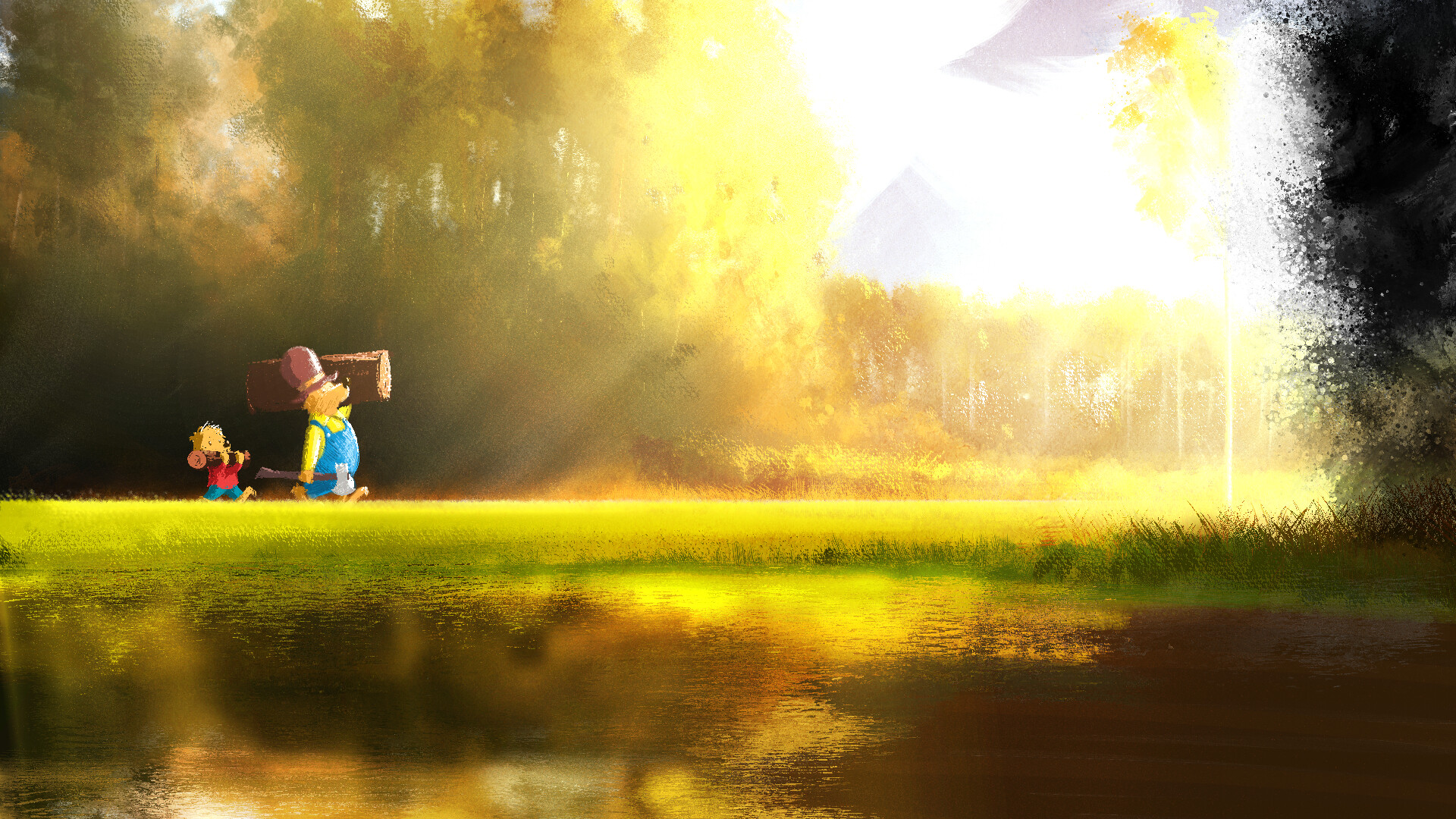 ArtStation - The Berenstain Bears: Papa and Brother Bear