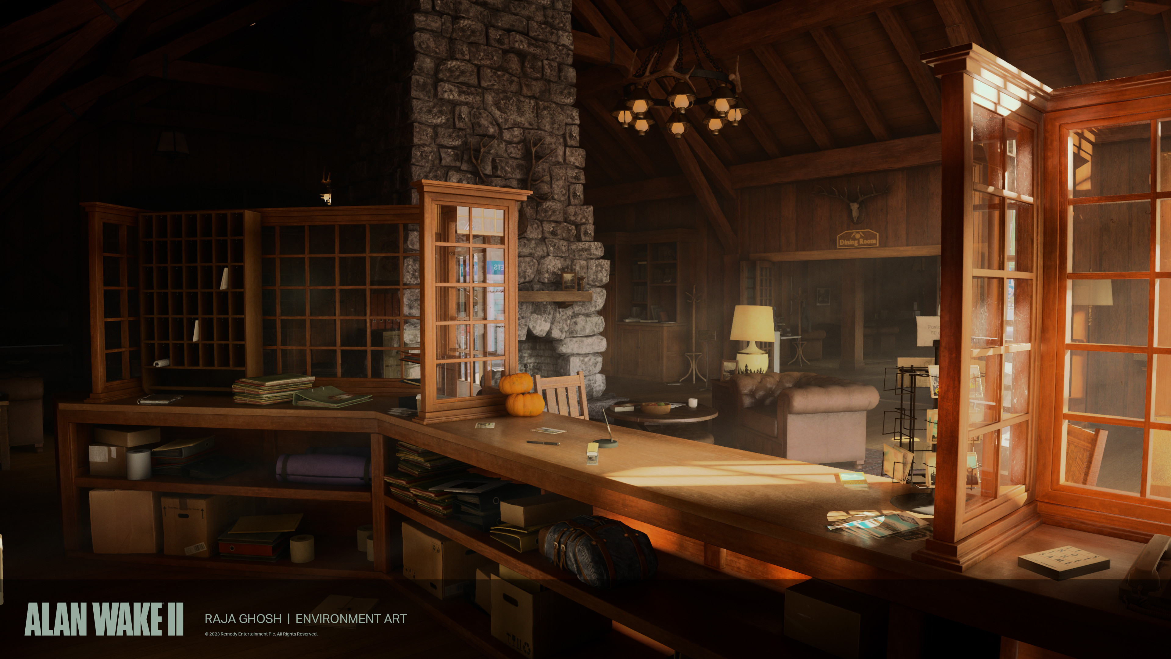 Raja Ghosh - Alan Wake Ii - Elderwood Palace (interior)